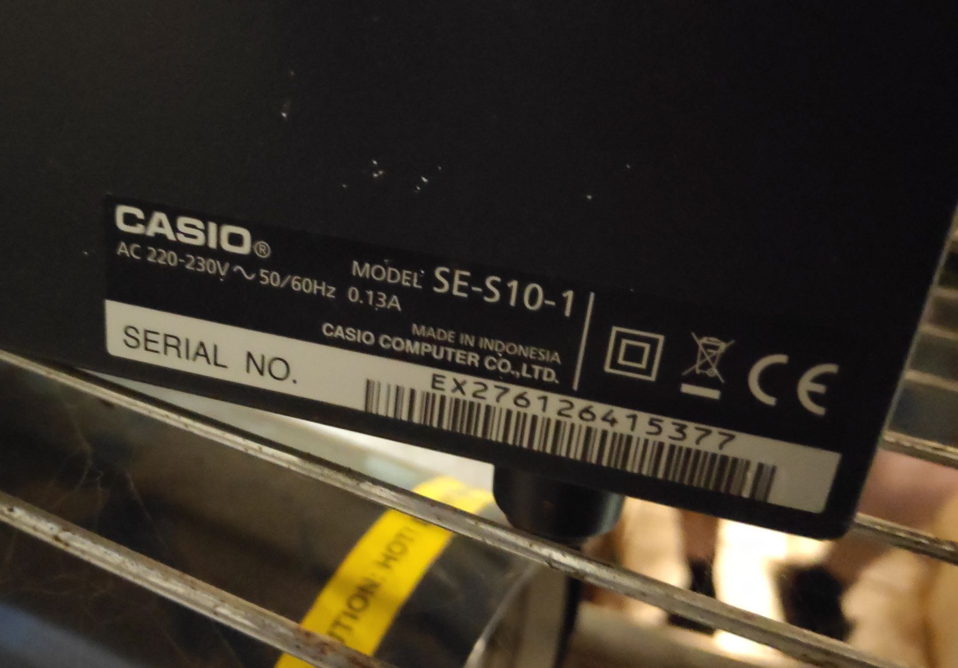 1 x Casio SE-S10-1 Electronic Till - CL682 - Location: Bedford NN29 - Image 5 of 5