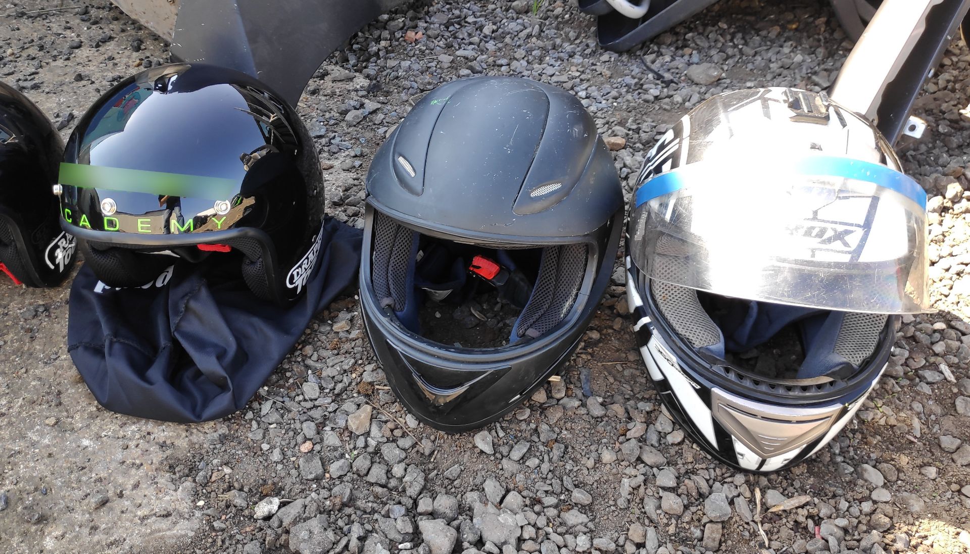 3 x Assorted Motorsport Helmets - CL682 - Location: Bedford NN29