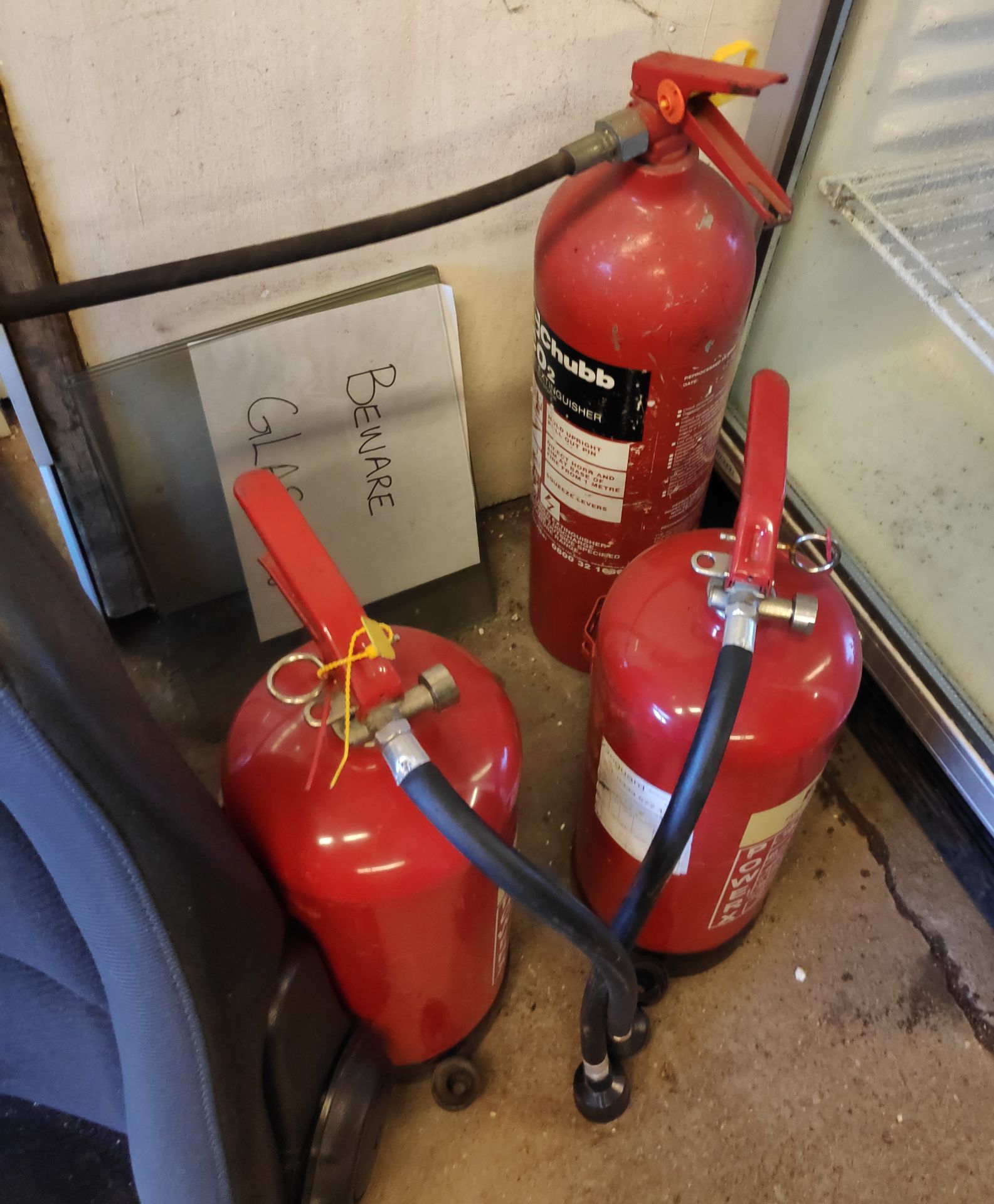 3 x Fire Extinguishers - CL682 - Location: Bedford NN29 - Image 2 of 3