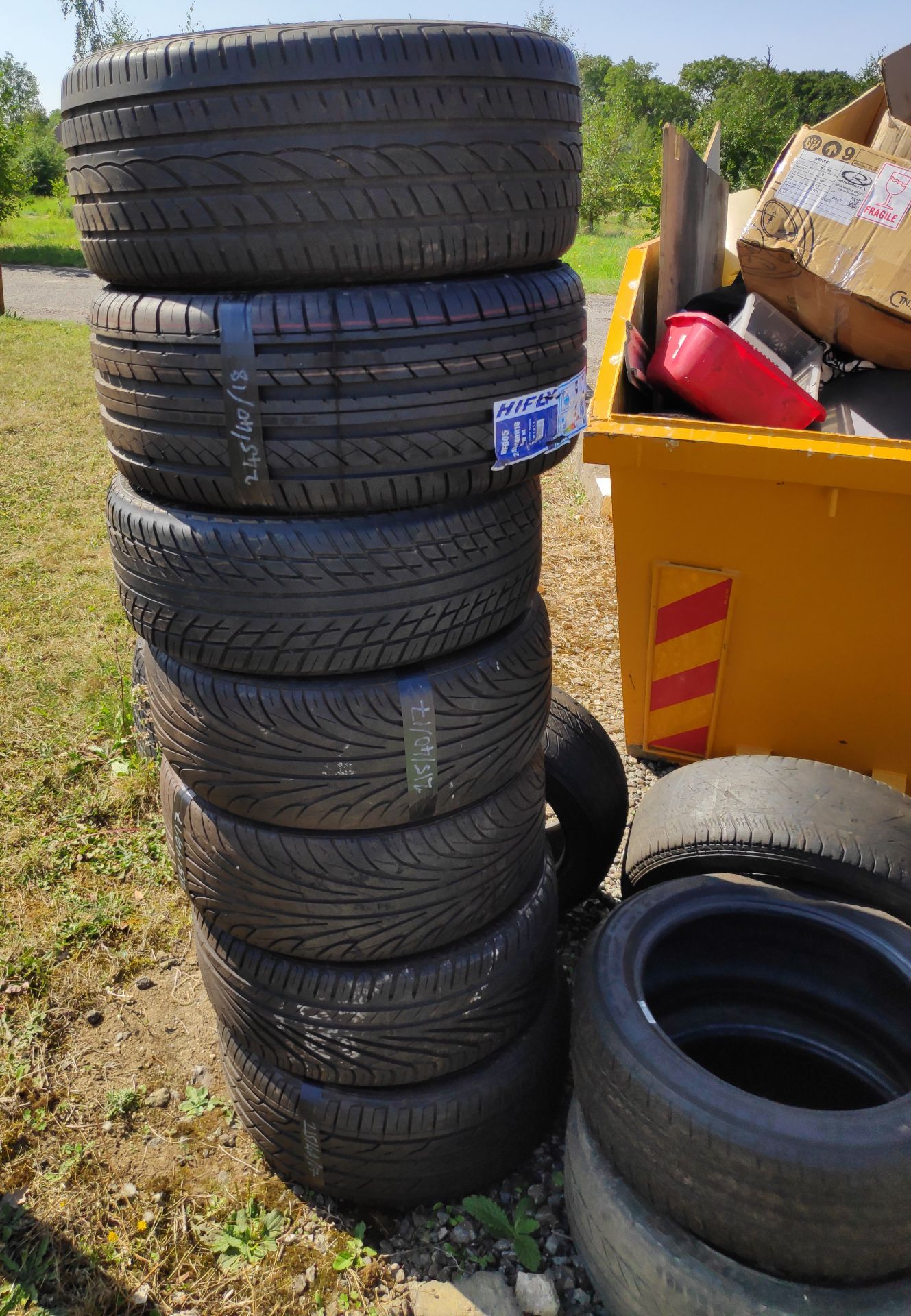 Stack of 11 Assorted Tyres - CL682 - Location: Bedford NN29 - Image 2 of 11