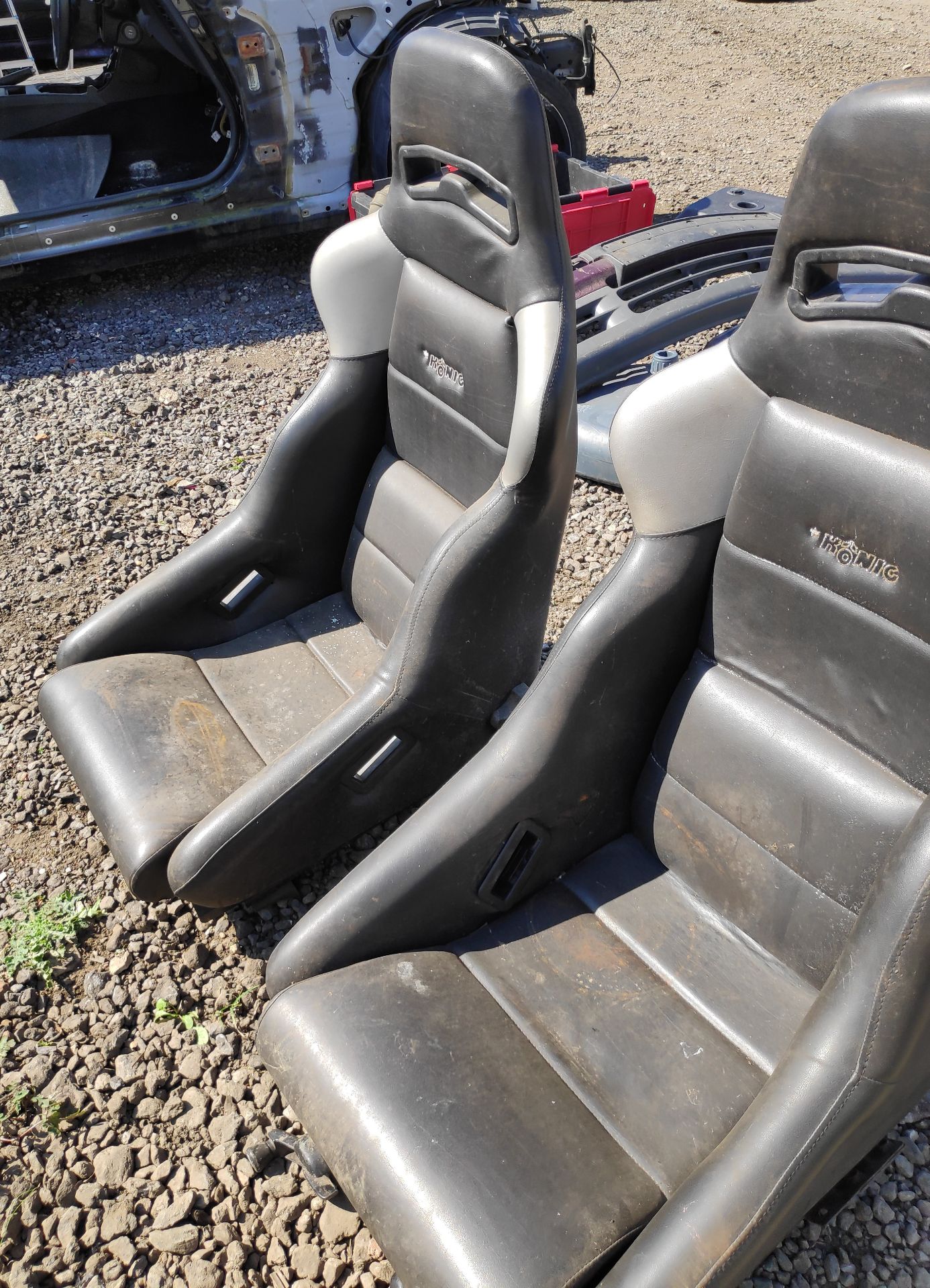 2 x Konig Seats With Ford Sierra Cosworth Rails - CL682 - Location: Bedford NN29 - Image 13 of 14