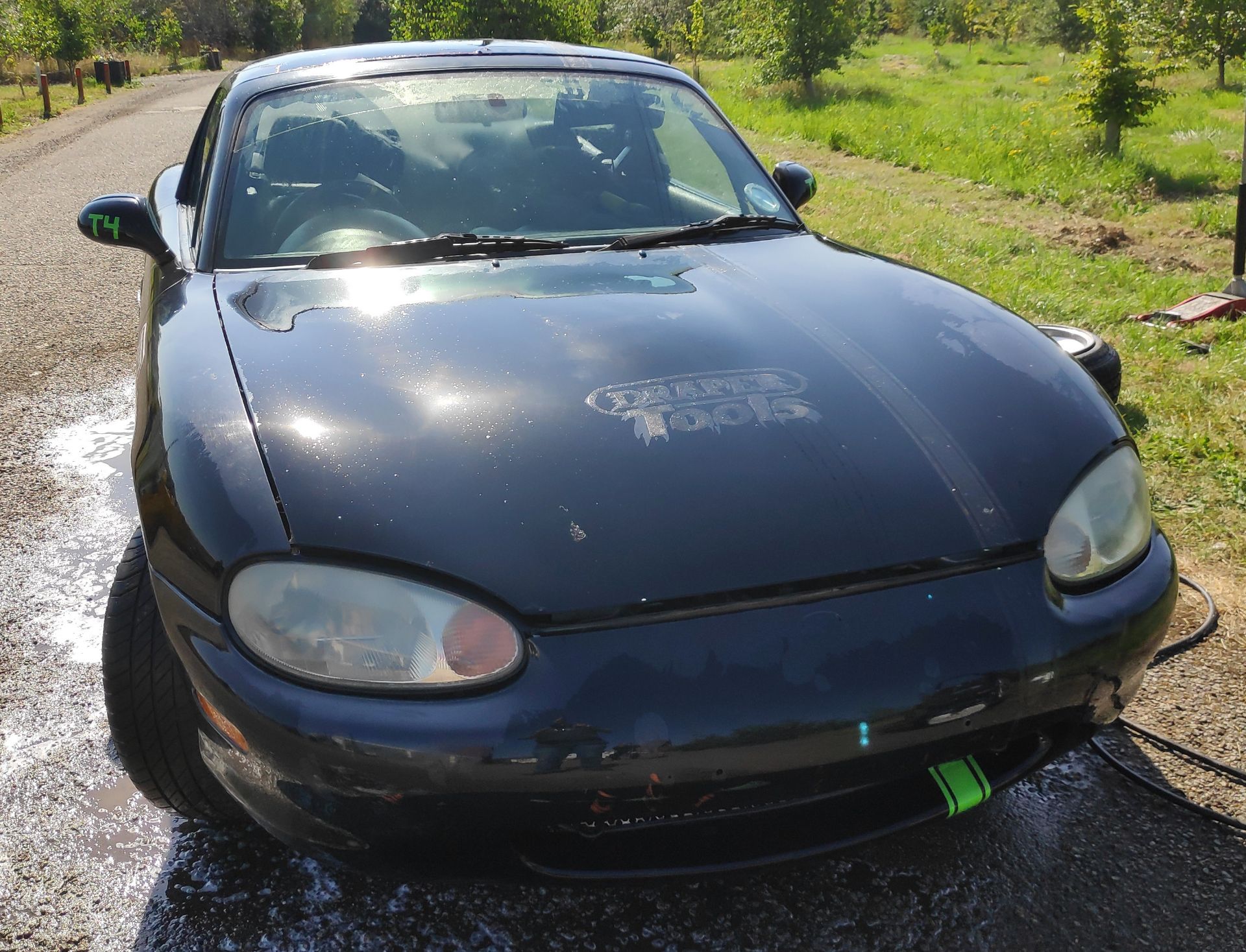 1 x 2000 Mazda MX5 Mk2 Drift Car - Includes 3 Extra Wheels/Tyres - Ref: T4 - CL682 - Location: Bedfo - Image 11 of 77