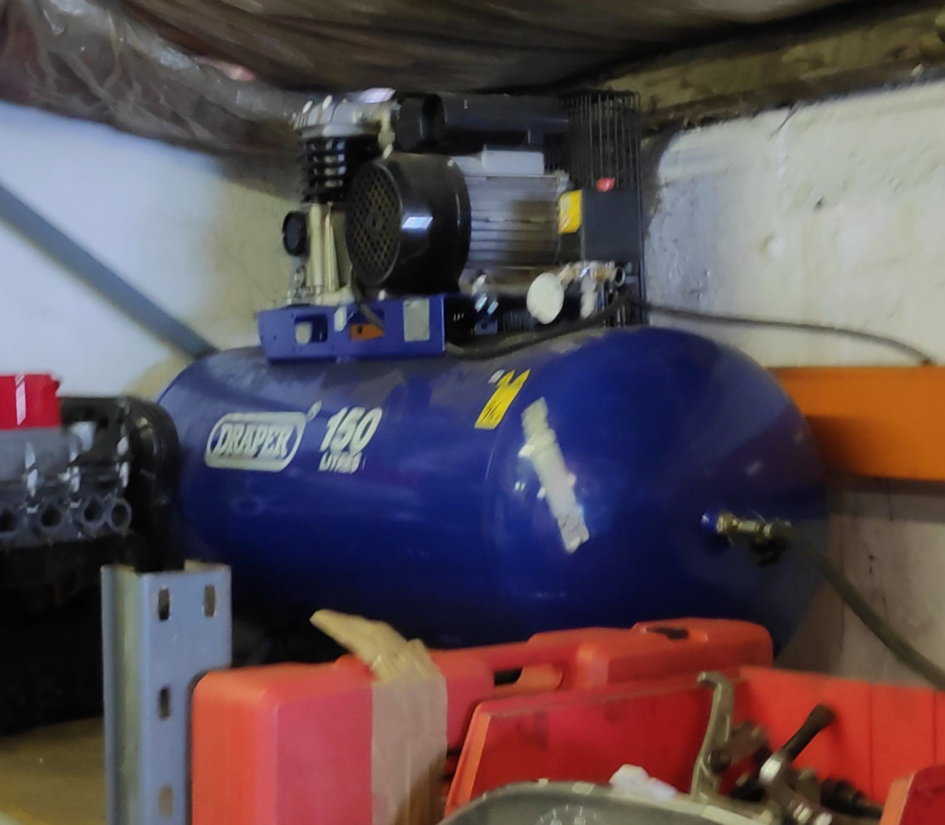 1 x Draper 150 Litre Compressor - CL682 - Location: Bedford NN29 - Image 3 of 4