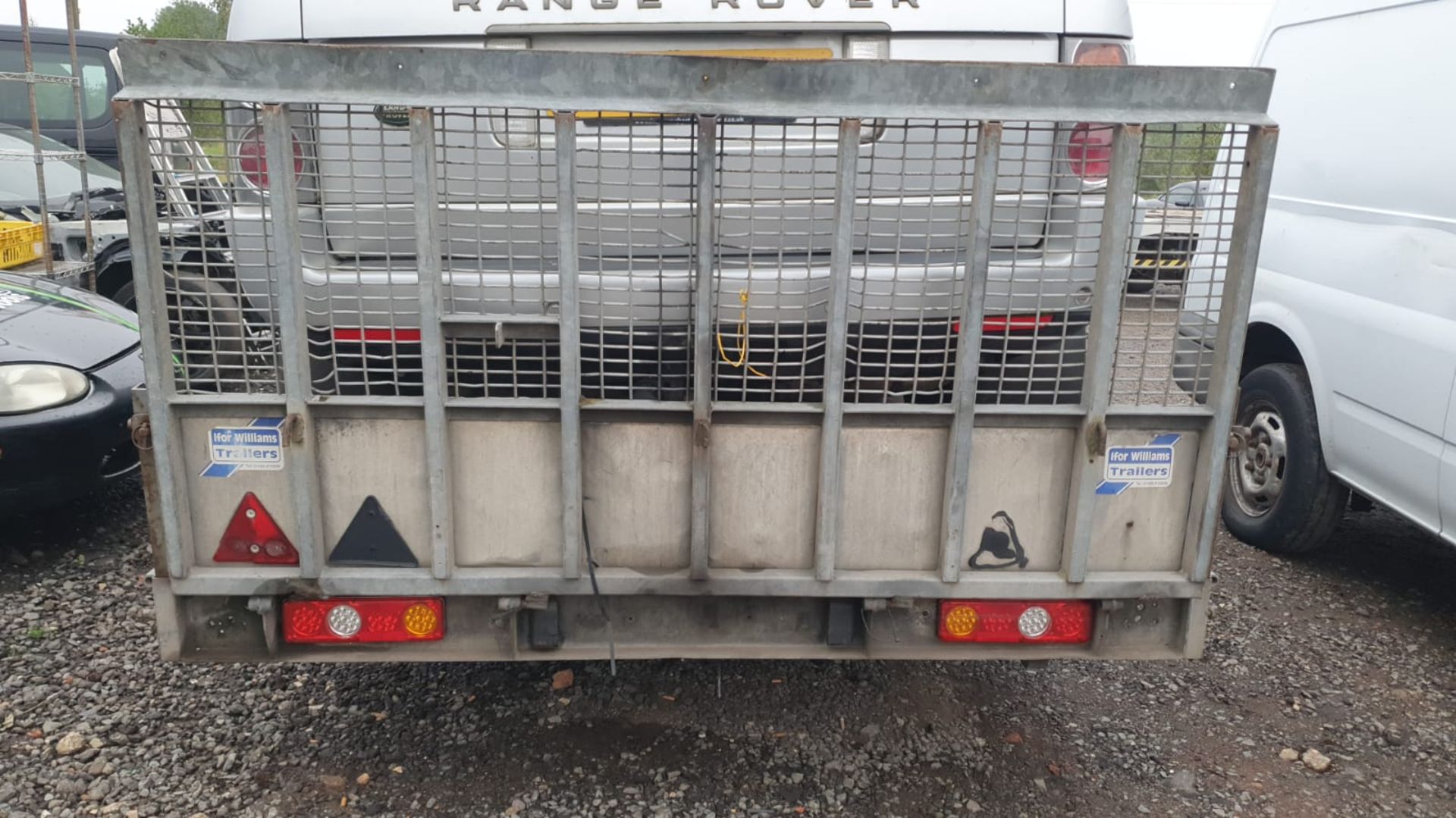 1 x Ifor Williams Twin-Axle Car Transporter Trailer With Winch - CL683 - Location: Bedford NN29 - Image 4 of 8