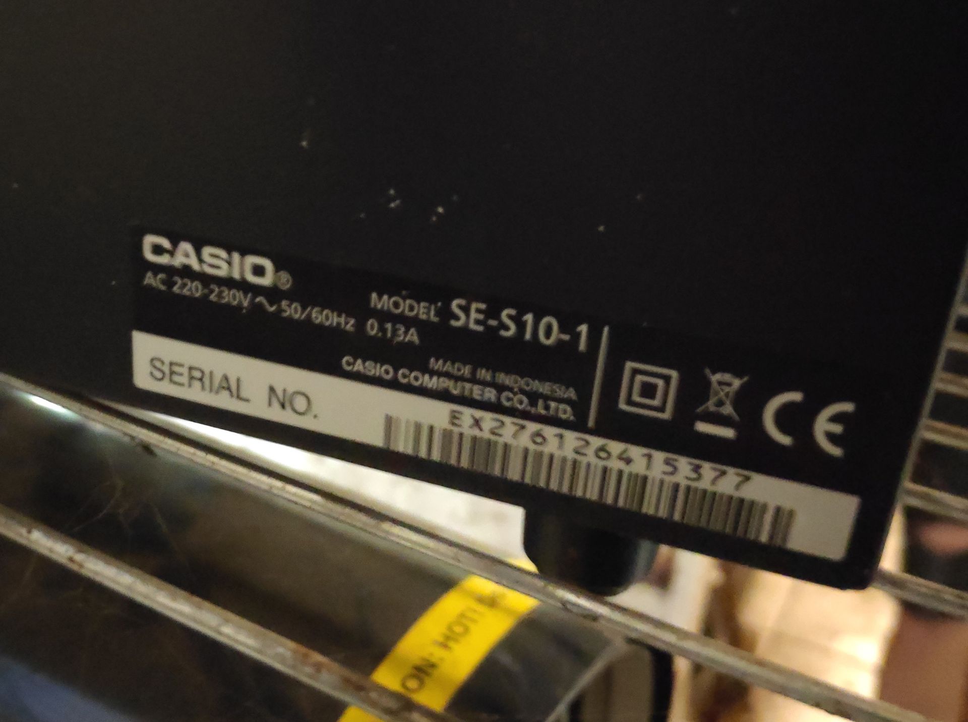 1 x Casio SE-S10-1 Electronic Till - CL682 - Location: Bedford NN29 - Image 4 of 5