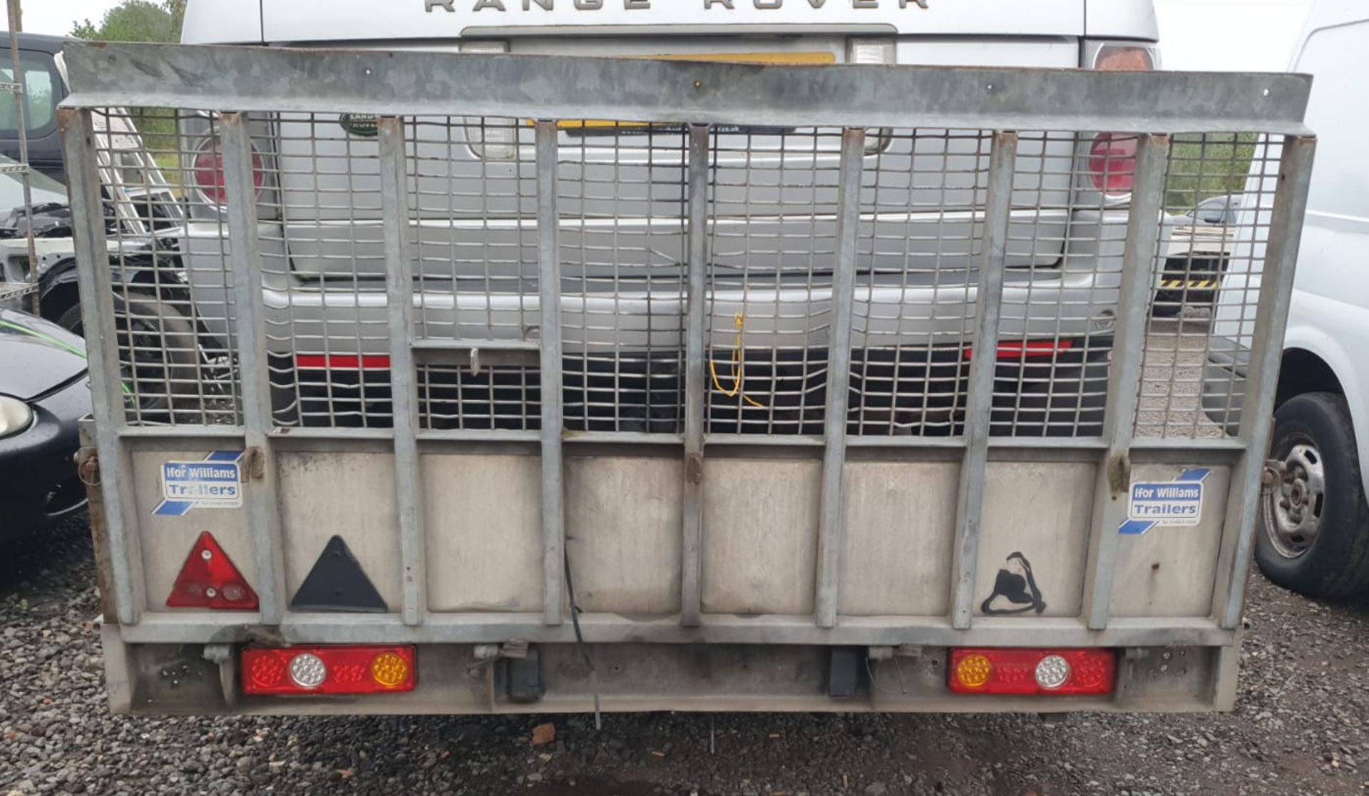 1 x Ifor Williams Twin-Axle Car Transporter Trailer With Winch - CL683 - Location: Bedford NN29 - Image 8 of 8