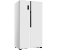 1 x Logik LSBW20 American Style Fridge Freezer in White - Unused With Warranty - RRP £629 - Ref: