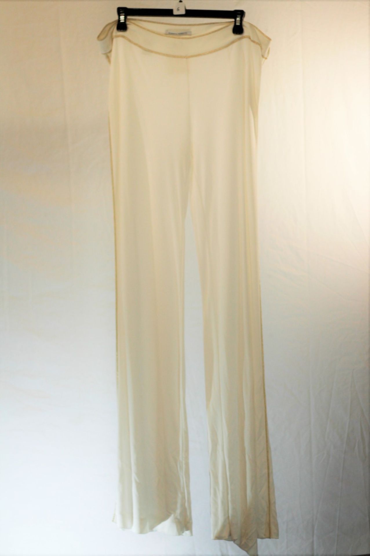1 x Alberta Ferretti White Trousers - Size: 16 - Material: 100% Rayon - From a High End Clothing - Image 6 of 6