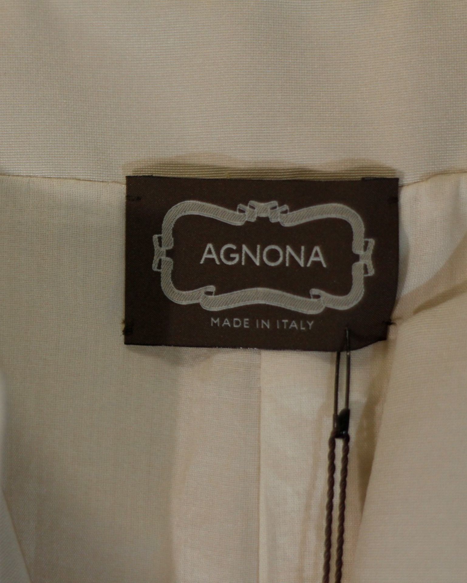 1 x Agnona Champagne Top - Size: 18 - Material: 69% Cotton, 31% Silk. Lining 100% Cotton - From a - Image 3 of 10