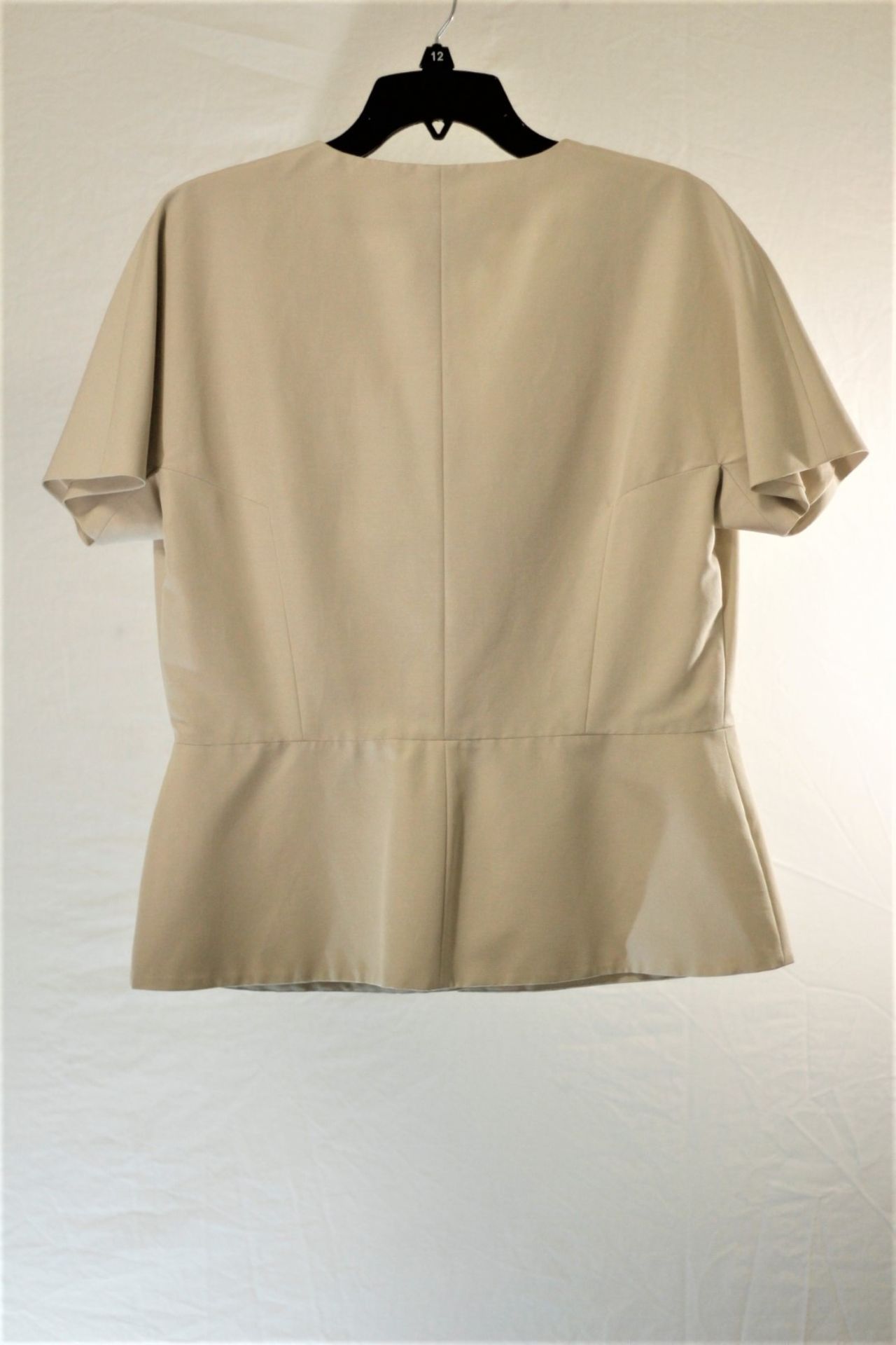 1 x Agnona Champagne Top - Size: 18 - Material: 69% Cotton, 31% Silk. Lining 100% Cotton - From a - Image 2 of 10