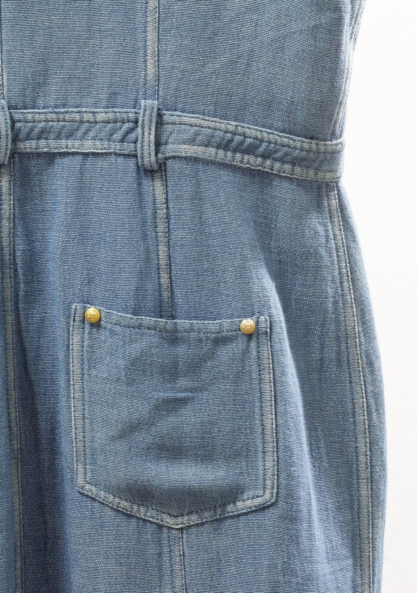 1 x Balmain Denim Dress - Size: 18 - Material: 69% Cotton, 31% Linen - From a High End Clothing - Image 9 of 10