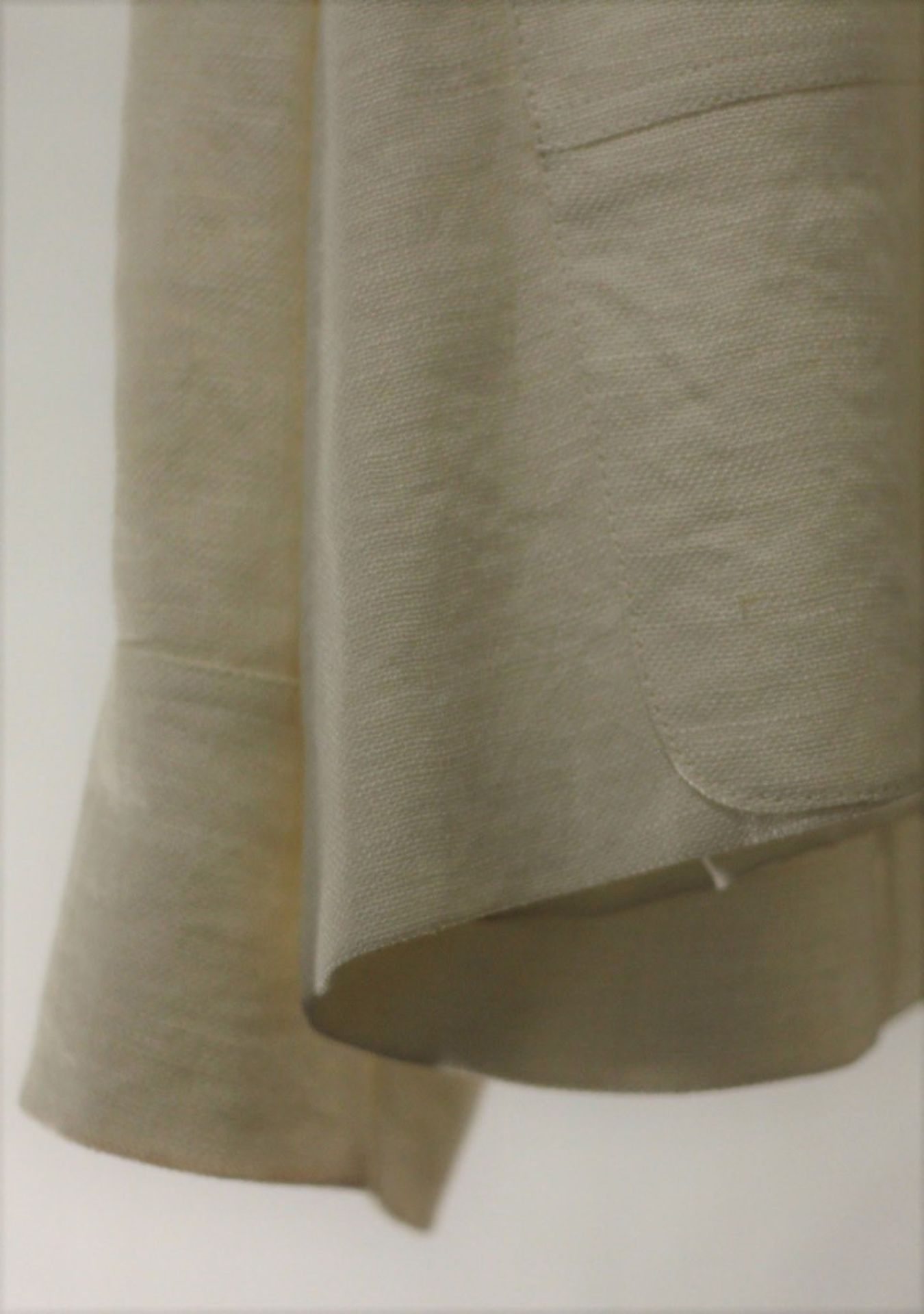 1 x Constantin Paris Cream Jacket - Size: 24 - Material: 100% Linen - From a High End Clothing - Image 6 of 6