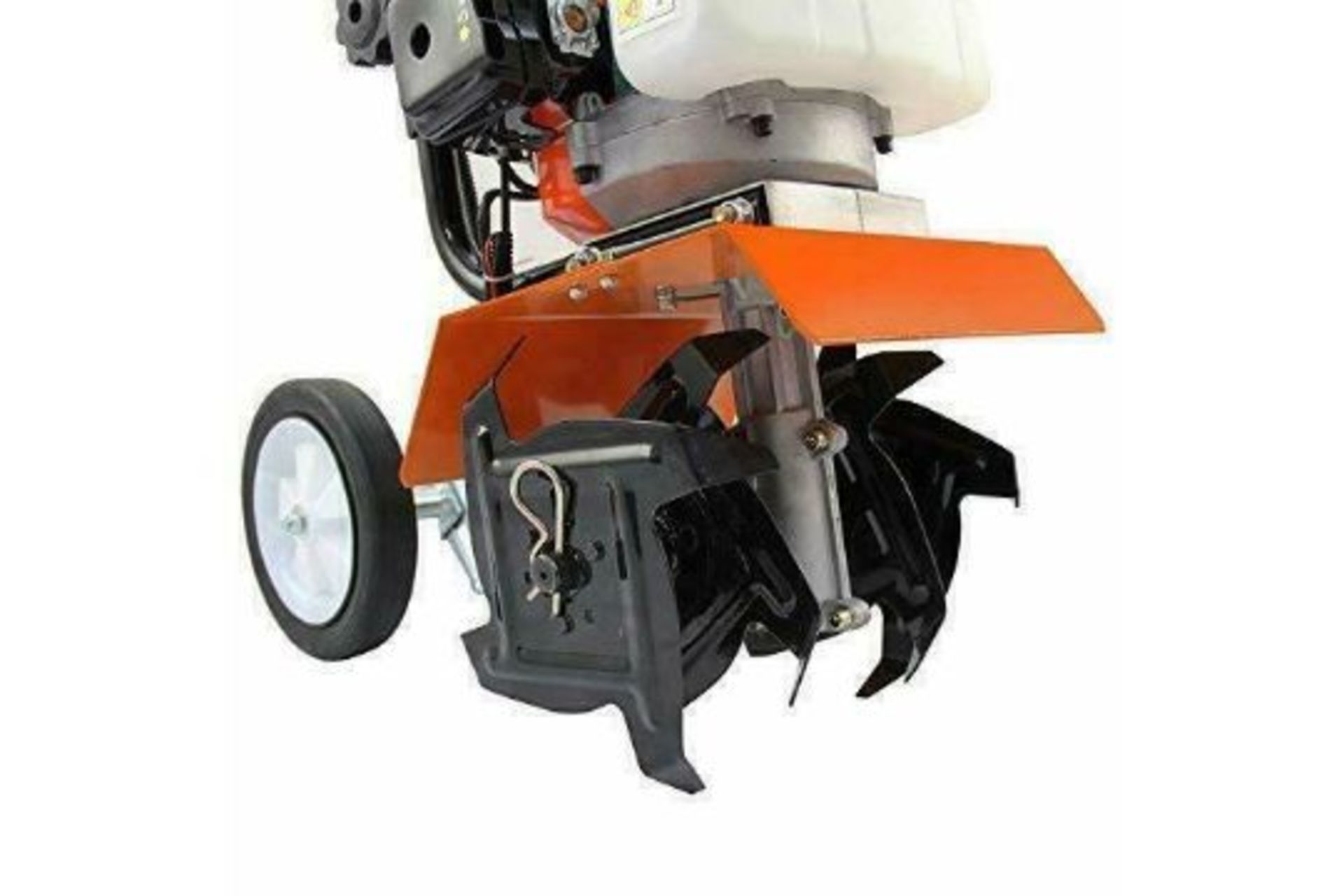 1 x High Performance 52cc Petrol Garden Cultivator - Mini Garden Tiller & Rotavator - Brand New - Image 7 of 7