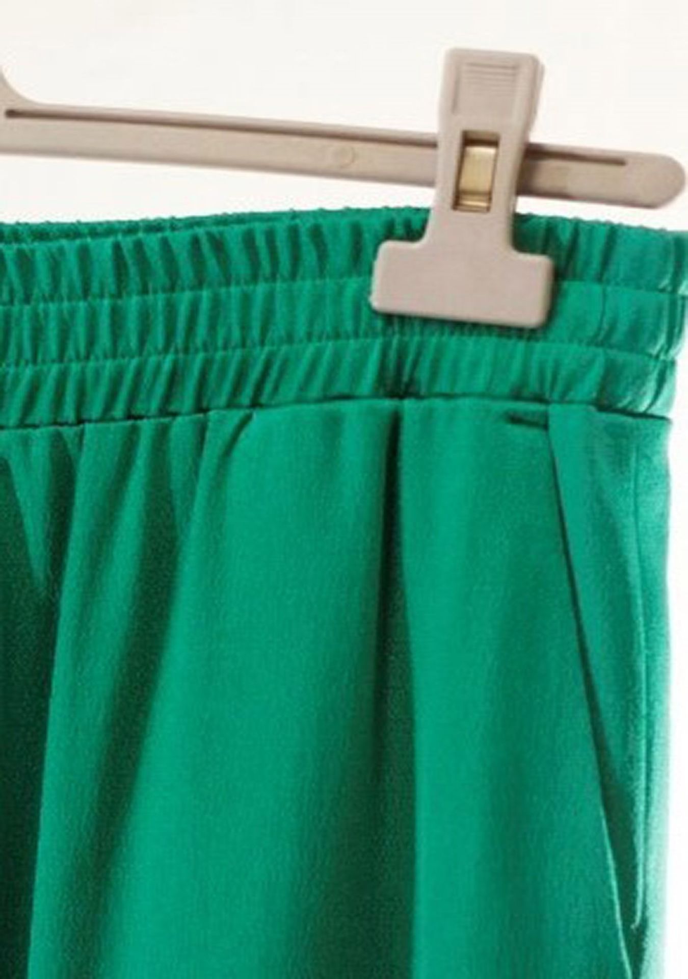 1 x Michael Kors Green Trousers - Size: 12 - Material: 71% Acetate, 29% Rayon - From a High End - Image 4 of 4