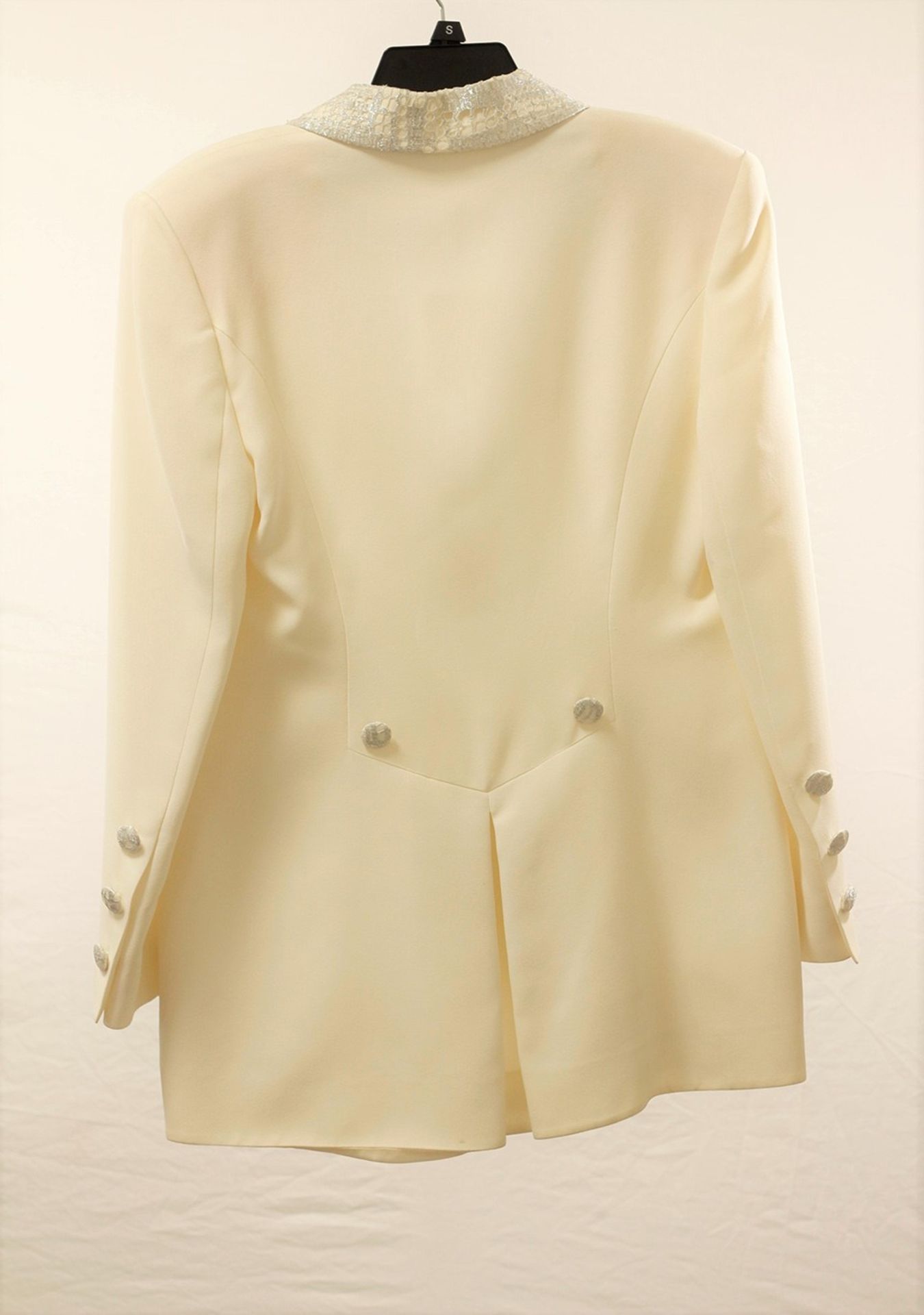 1 x Boutique Le Duc Cream Jacket - Size: 16 - Material: 52% Viscose, 48% Acetate - From a High End - Image 17 of 17