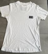 1 x Men's Genuine Phillip Plein T-Shirt In White - Size: Medium - Original RRP £158.00