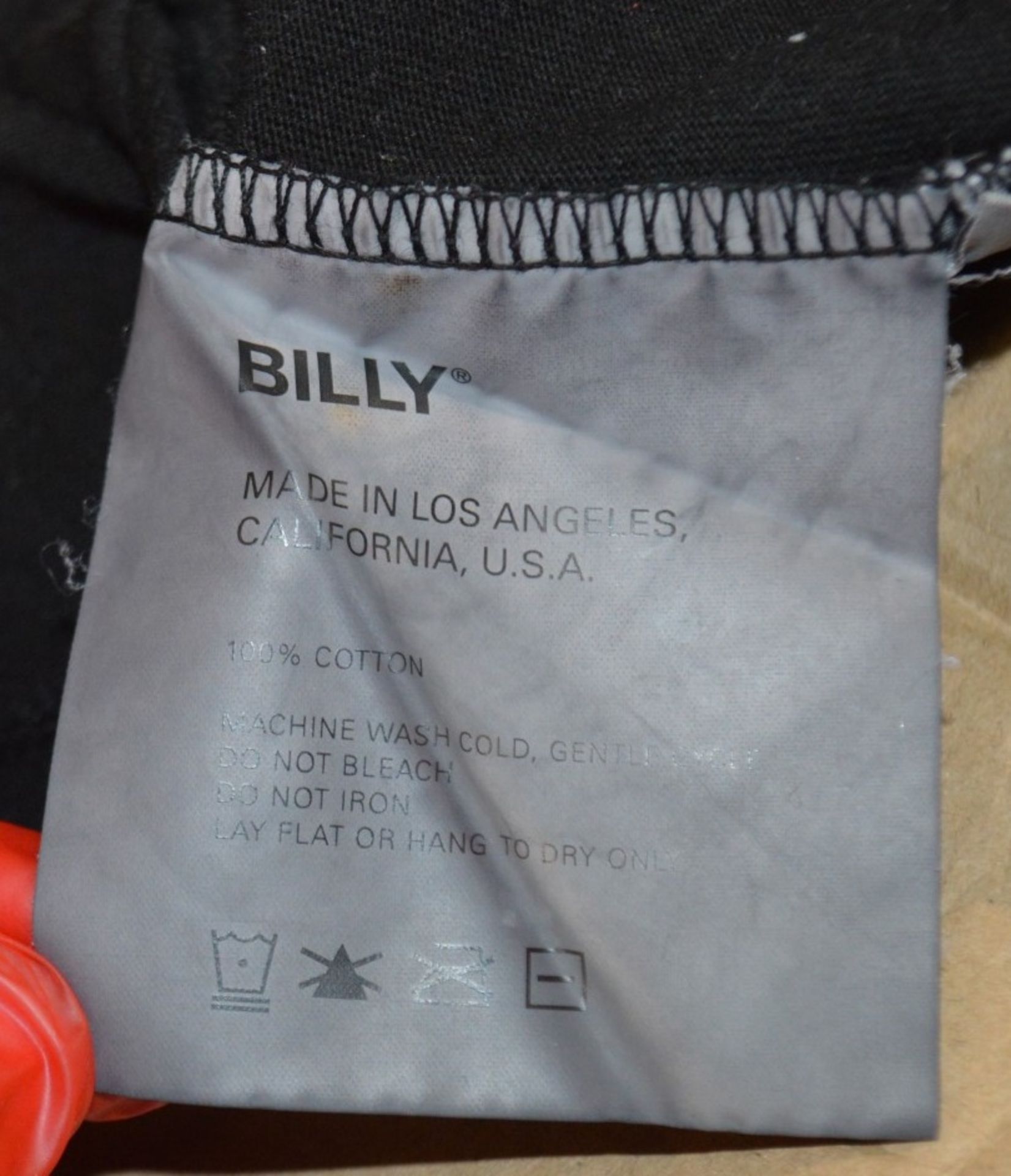 1 x Men's Genuine Billy Designer Distressed T-Shirt In Black "Billy" - SIZE: LARGE - Image 8 of 8