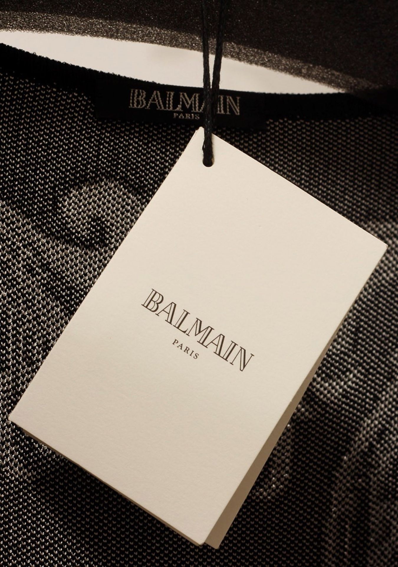 1 x Balmain Black White Jacket - Size: 18 - Material: 88% viscose, 10% Polyester, 2% Nylon - From - Image 2 of 13