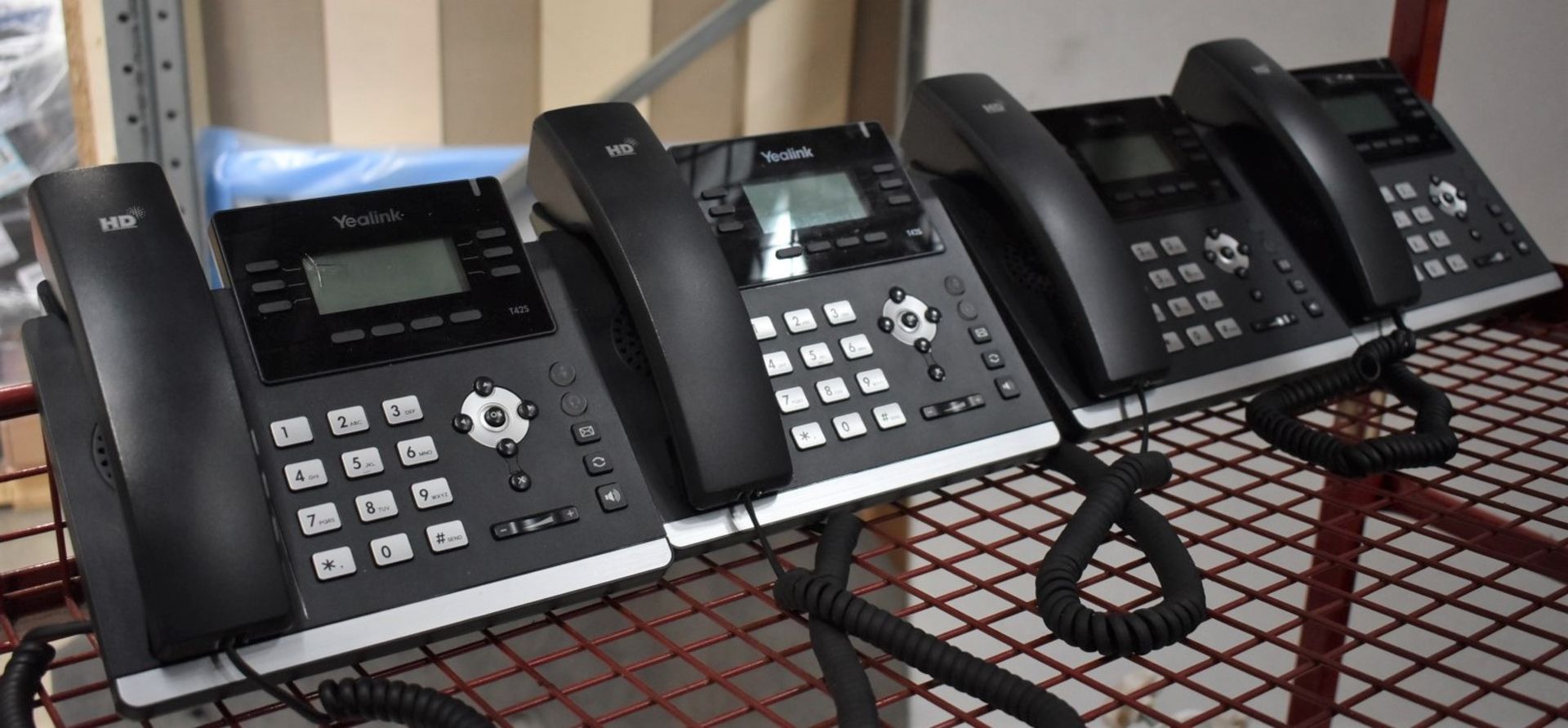 4 x Yealink T42S Office IP Desk Phones With 2.7 Inch Graphical Display - Ultra Elegant Gigabit IP - Image 5 of 11