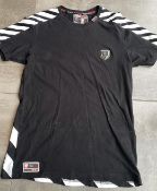 1 x Men's Genuine Phillip Plein T-Shirt In Black - Size: Large - Original RRP £160.00