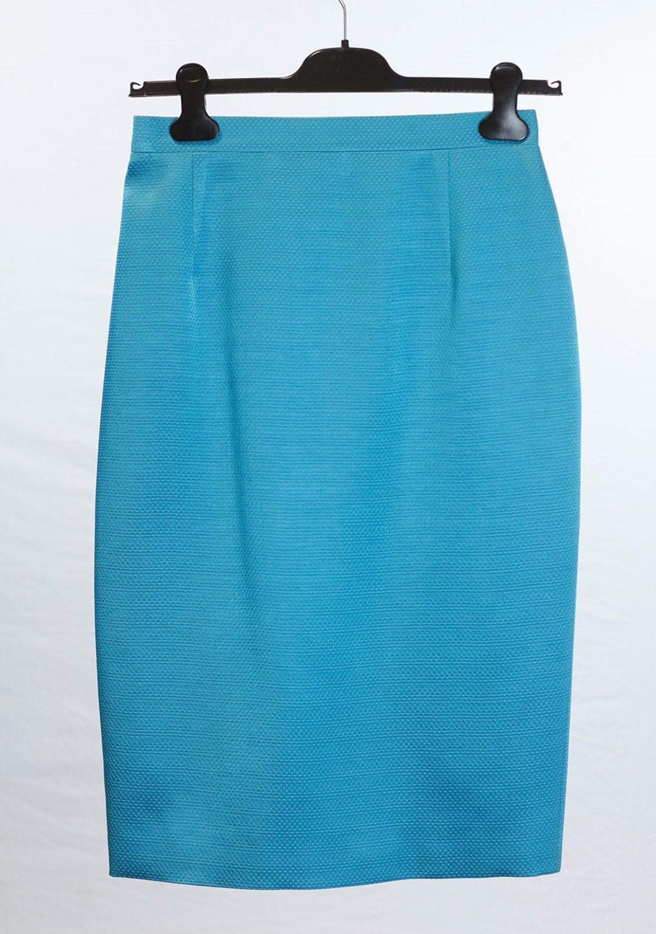 1 x Boutique Le Duc Blue Skirt Suit - Size: 12 - Material: 100% Cotton - From a High End Clothing - Image 7 of 14