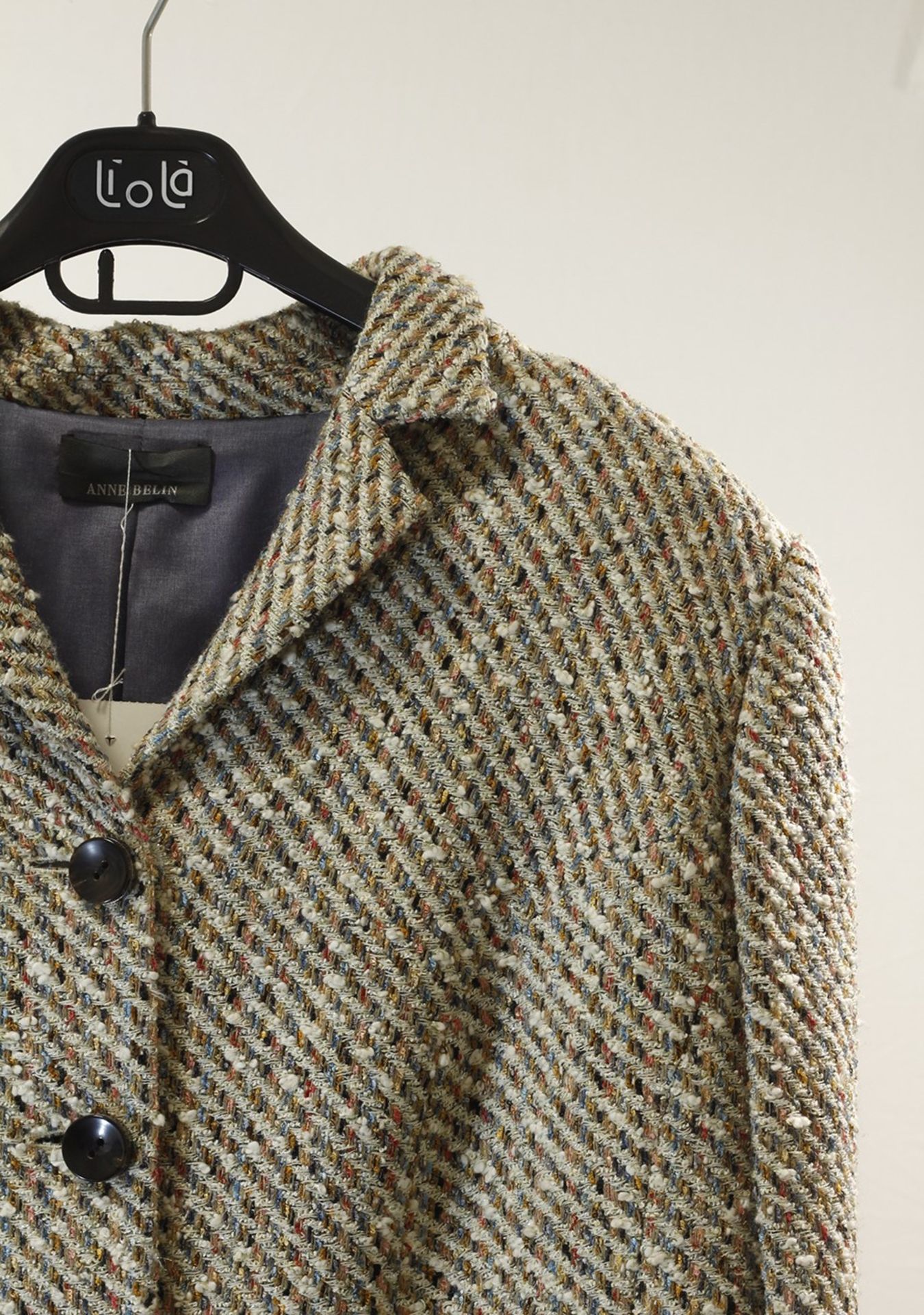 1 x Anne Belin Multicolour Tweed Jacket - Size: 24 - Material: 50% Polyacrylic, 25% Viscose, 25% - Image 6 of 6