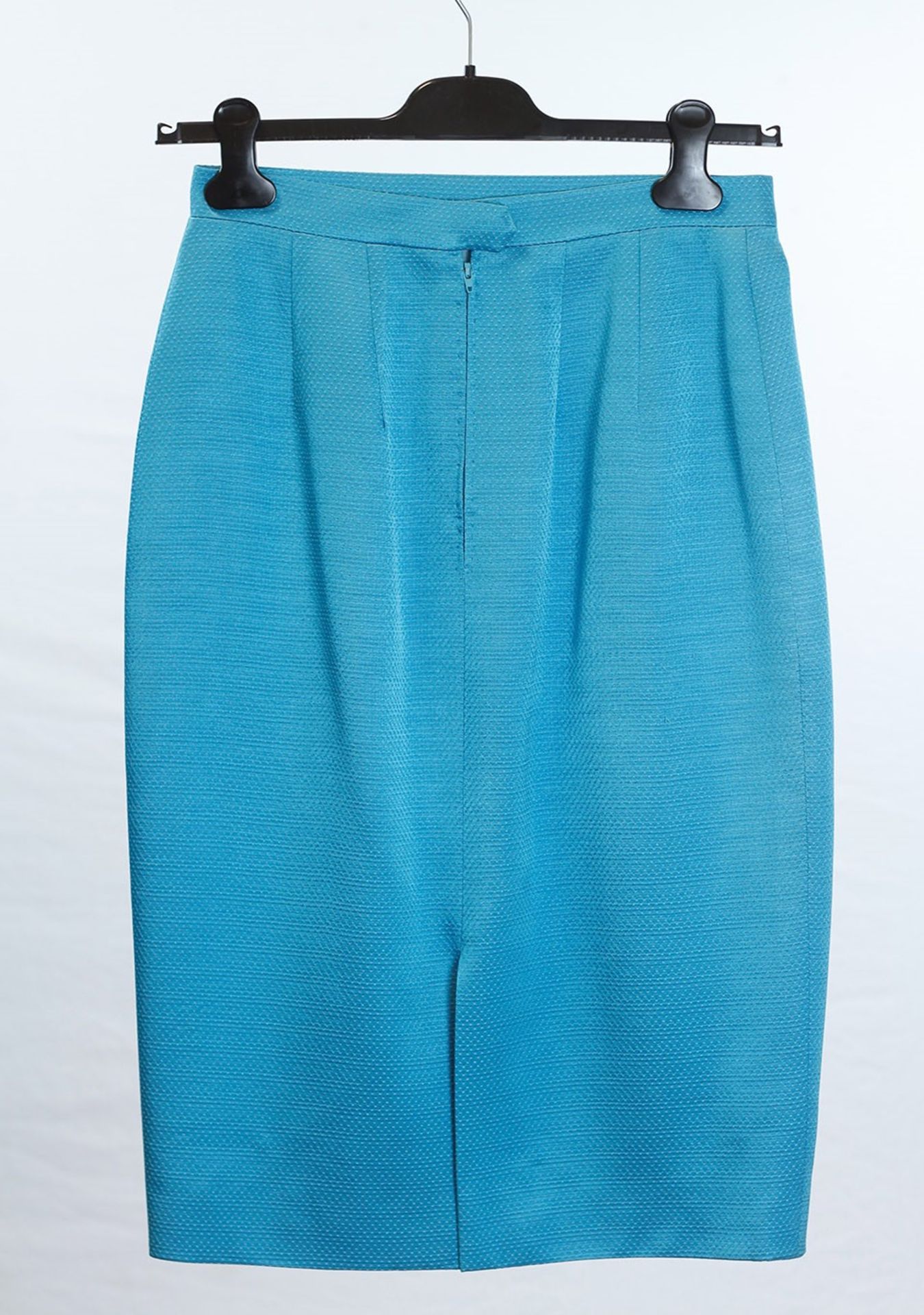 1 x Boutique Le Duc Blue Skirt Suit - Size: 12 - Material: 100% Cotton - From a High End Clothing - Image 8 of 14