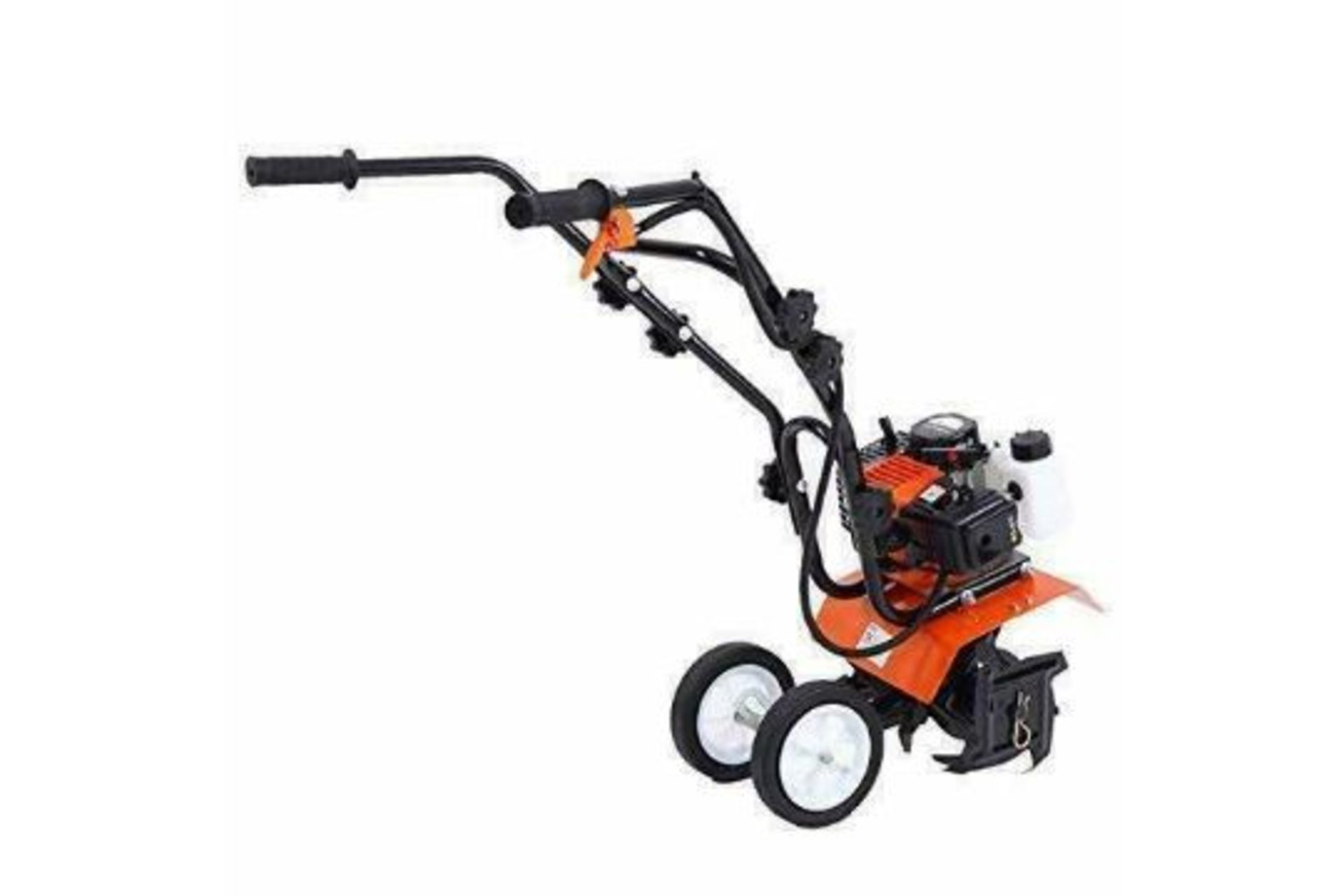 1 x High Performance 52cc Petrol Garden Cultivator - Mini Garden Tiller & Rotavator - Brand New - Image 6 of 7