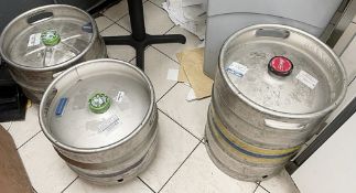 3 x Assorted Barrels Of Beer - Ref: FPSD184 - CL686 - Location: Altrincham WA14 Includes 2 x Barrels