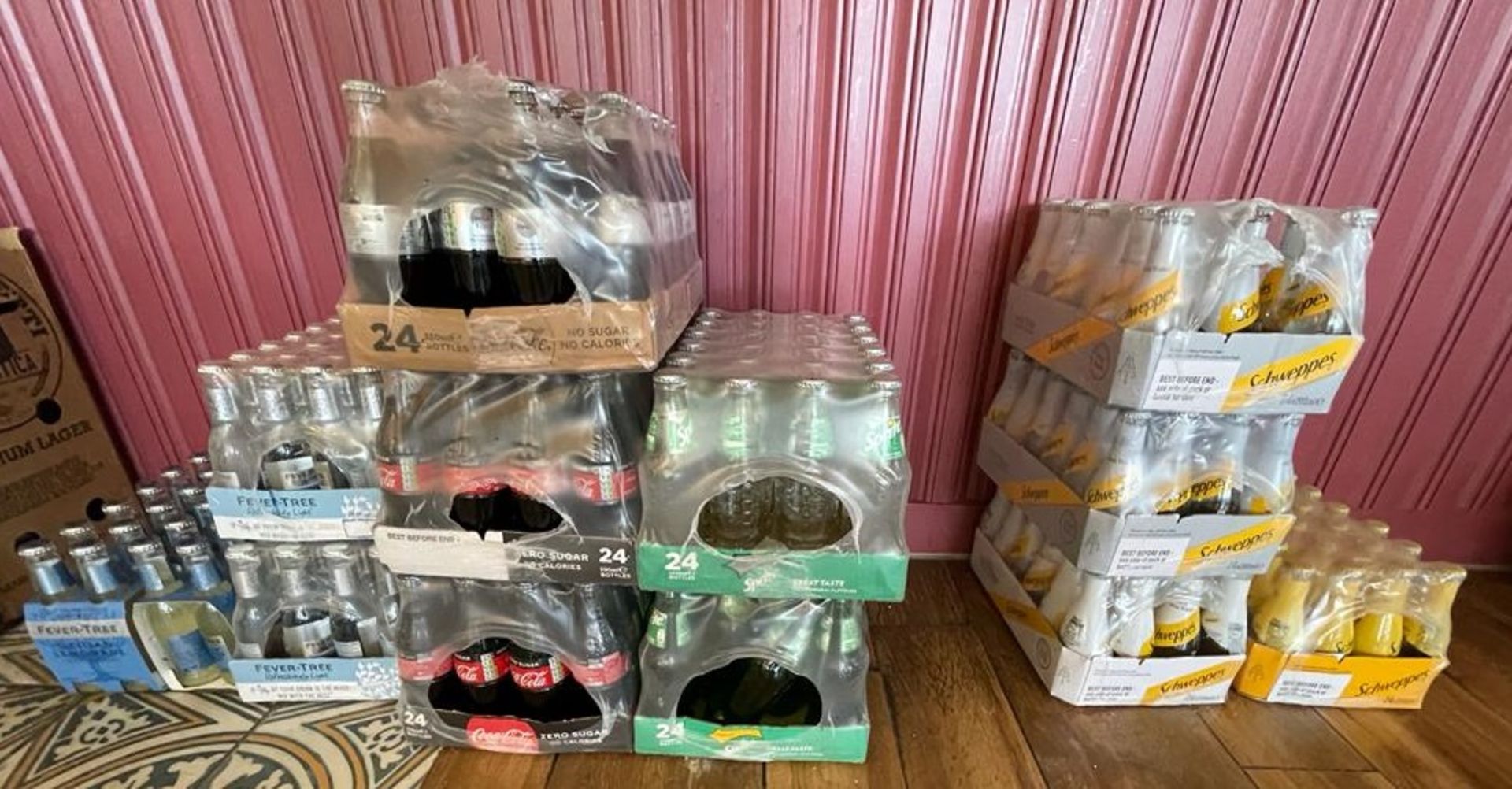 Approximately 400 x Bottles of Soft Drink Including Coke, Diet Coke, Sheppes Lemonade, Tonic - Image 9 of 11