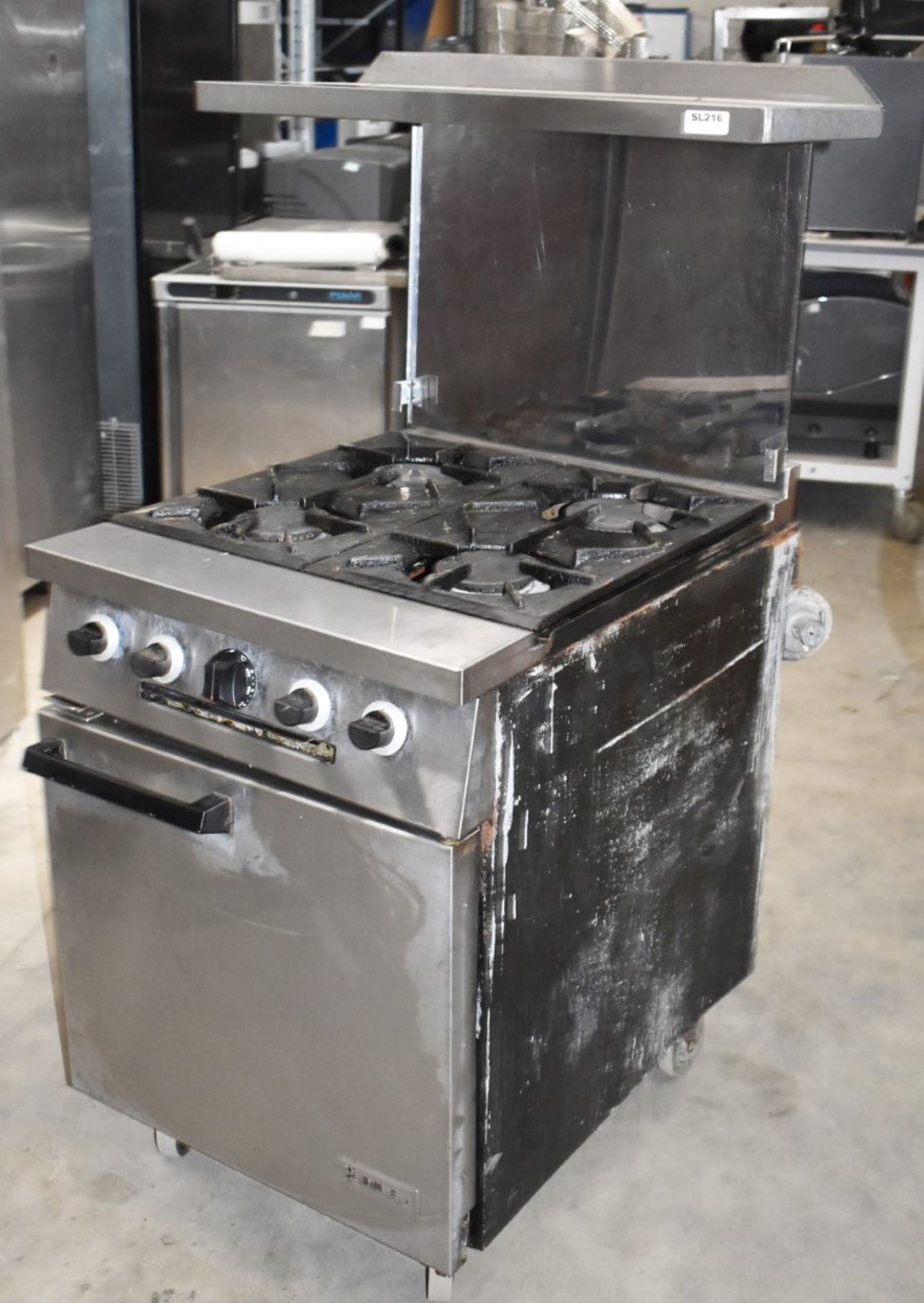 1 x Falcon Dominator Four Burner Gas Range Cooker - Dimensions: H89 x W60 x D85 cms - Recently - Image 3 of 11