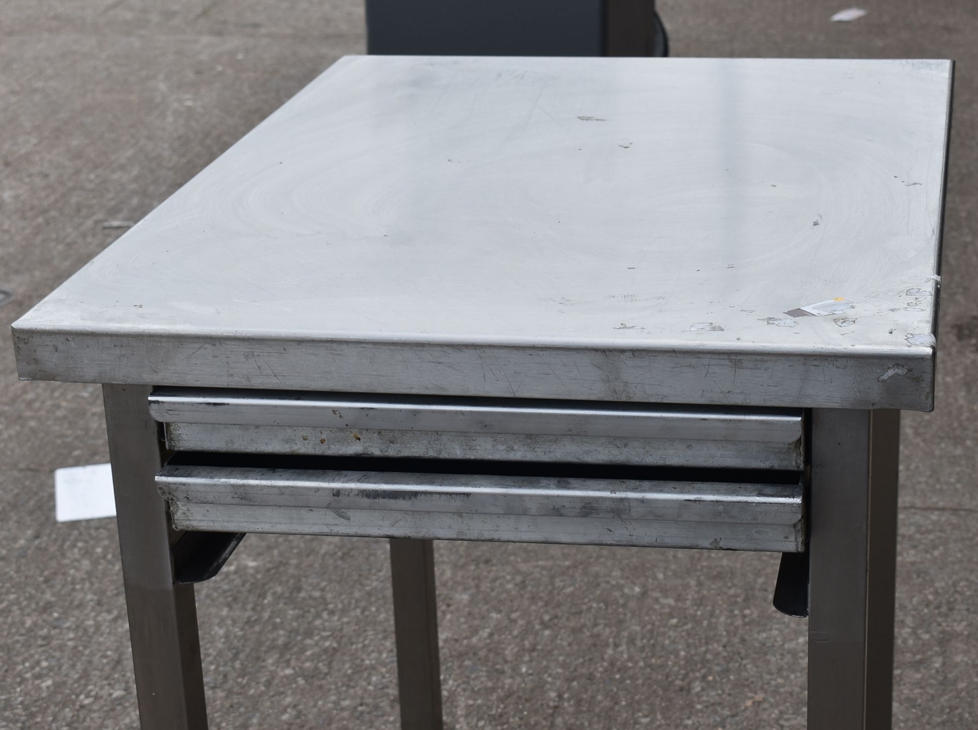 1 x Bakers Prep Table With Pull Out Tray Drawers - Dimensions: H x W x D cms - Recently Removed From - Image 3 of 6