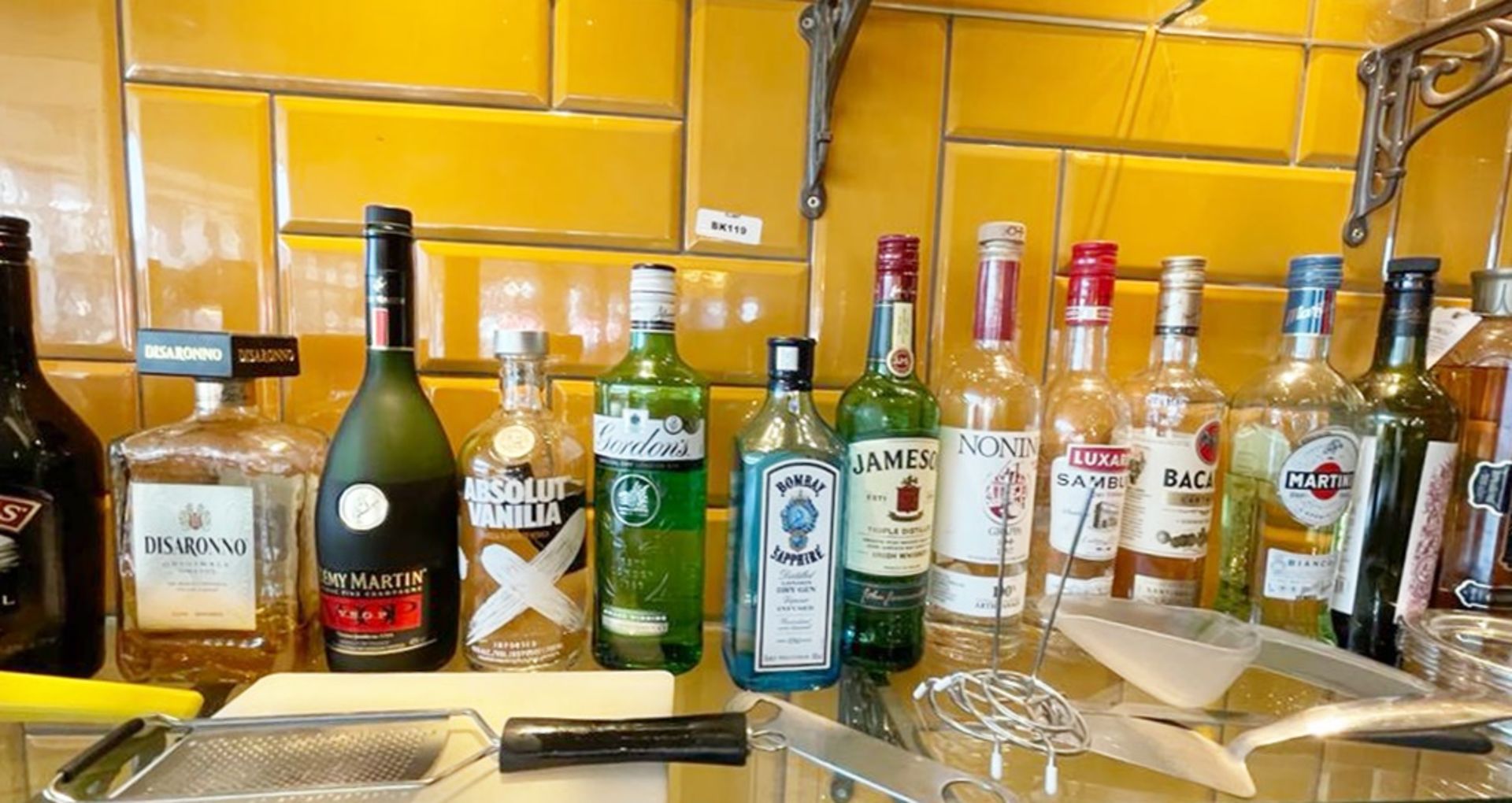 25 x Bottles of Part Used Spirits Plus Selection of Bar Accessories Including Measuring Cups, Mixing - Image 5 of 10