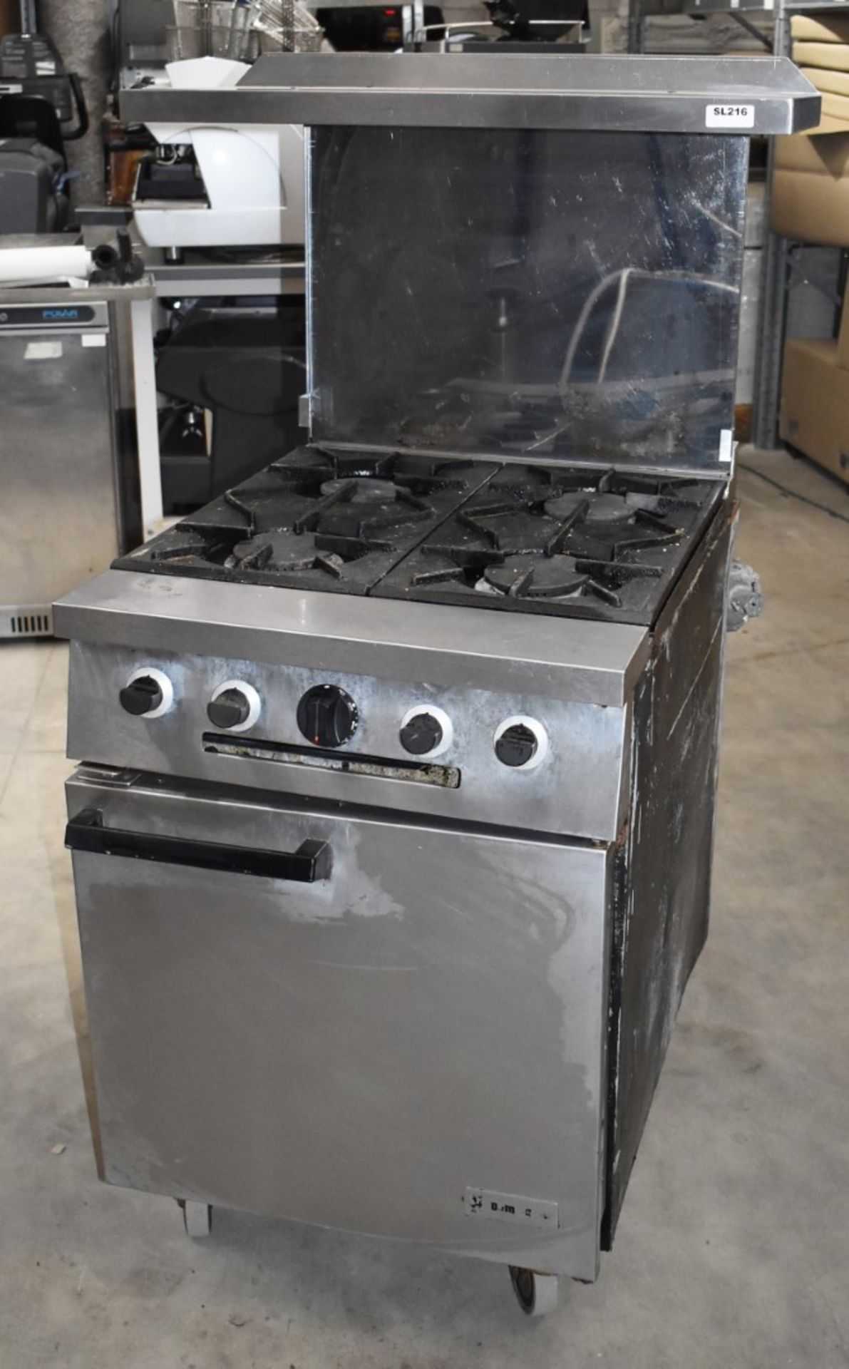 1 x Falcon Dominator Four Burner Gas Range Cooker - Dimensions: H89 x W60 x D85 cms - Recently - Image 2 of 11