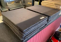 25 x Slate Serving Plates - Ref: BK174 - CL686 - Location: Altrincham WA14This lot was recently