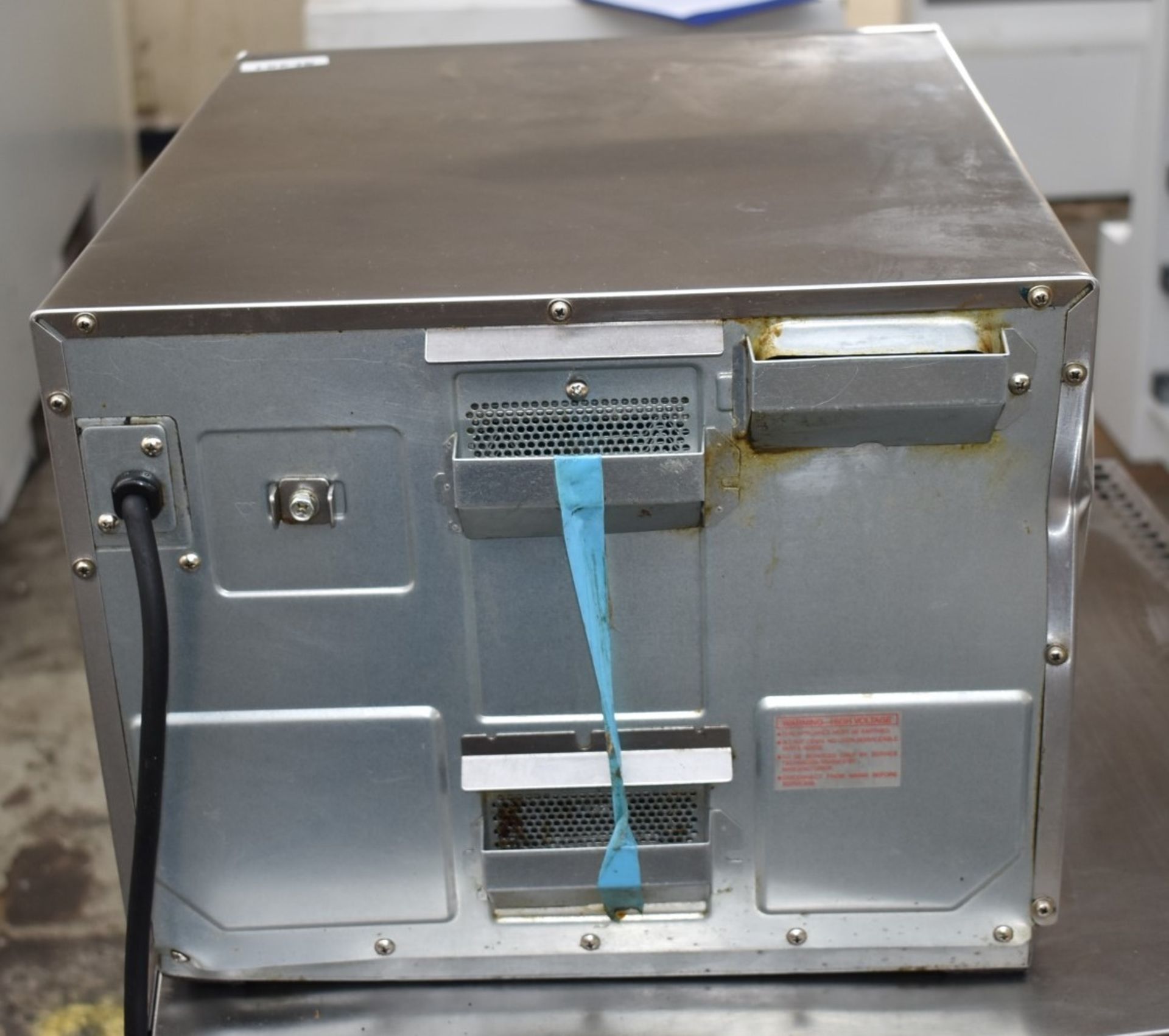1 x Panasonic Commercial Microwave Oven With Stainless Steel Exterior - Recently Removed From - Image 5 of 6