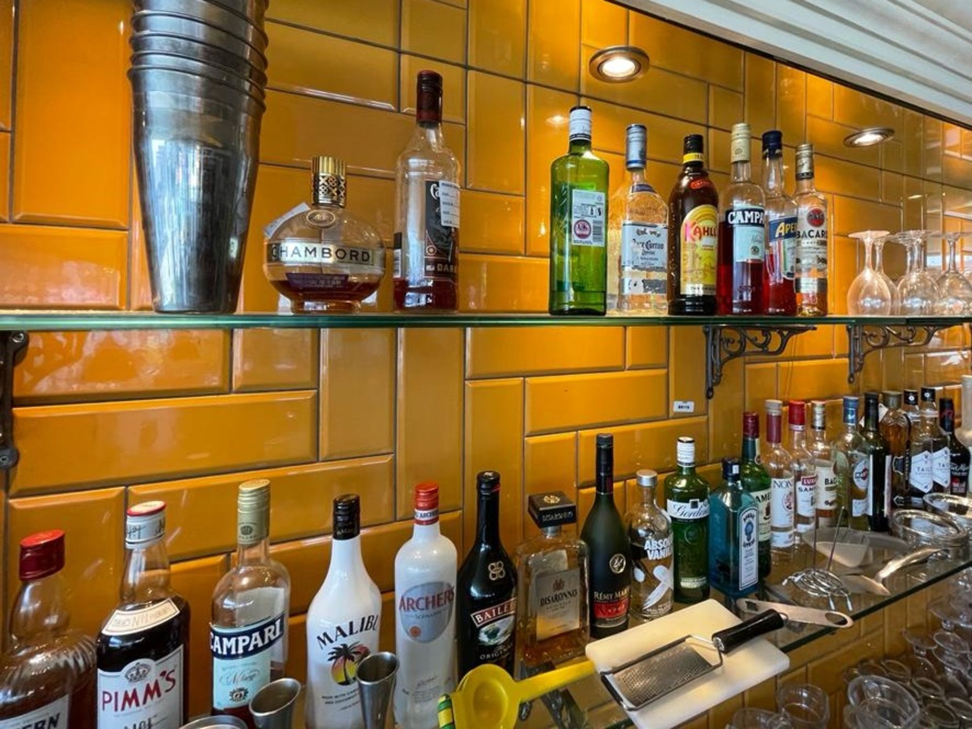 25 x Bottles of Part Used Spirits Plus Selection of Bar Accessories Including Measuring Cups, Mixing - Image 2 of 10