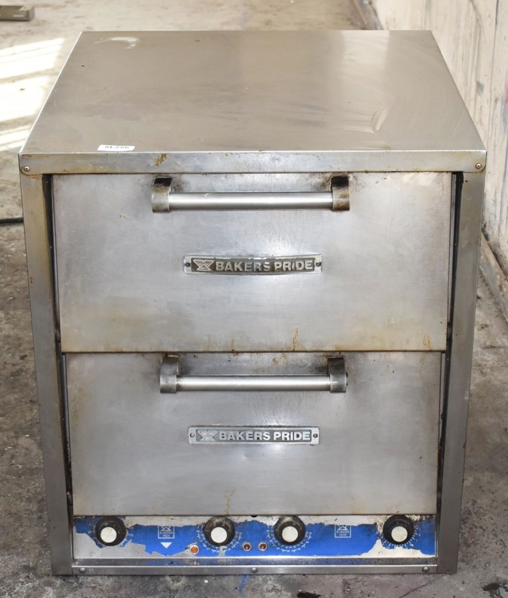 1 x Bakers Pride Commercial Twin Deck Pizza Oven - Recently Removed from a Restaurant