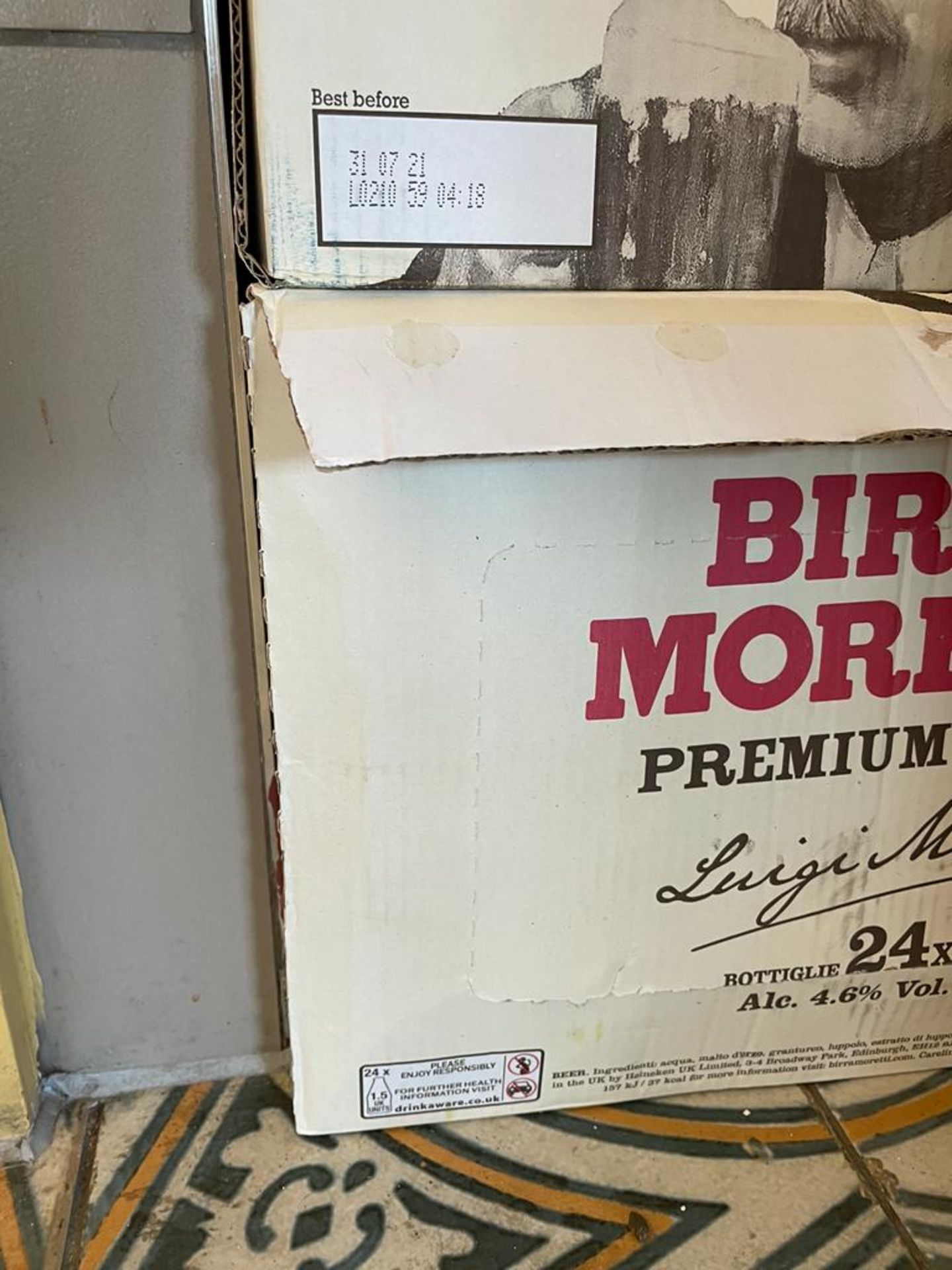 3 x Birra Moretti 20l Beer Kegs and 2 x Boxes of 24 x 330ml Bottles - Ref: BK160 - CL686 - Location: - Image 4 of 4