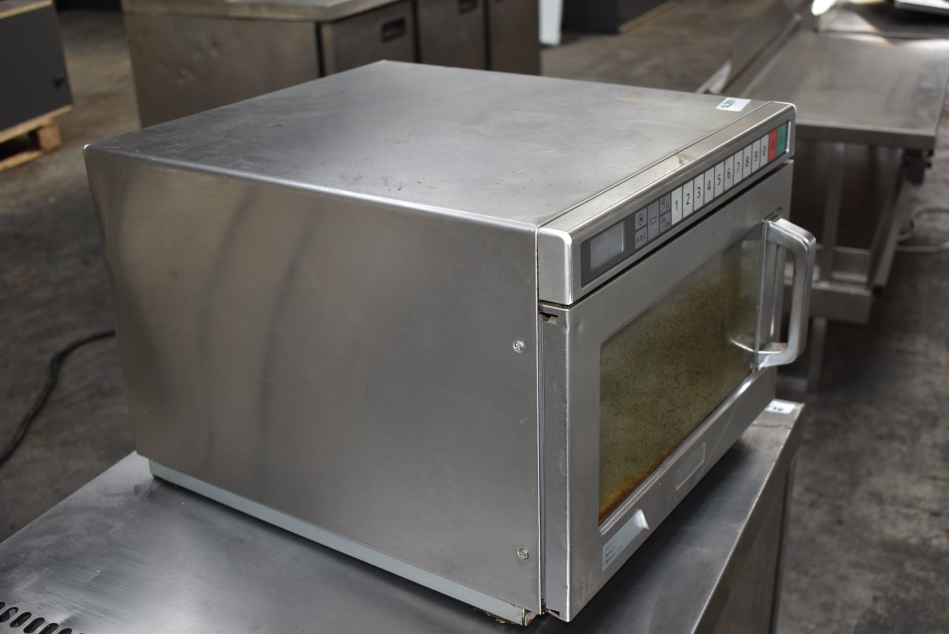 1 x Panasonic Commercial Microwave Oven With Stainless Steel Exterior - Recently Removed From - Image 6 of 6