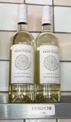 2 x Bottles Of The Frost Pocket Malborogh Sauvignon Blanc - 75cl - Unused Sealed Stock - Ref: