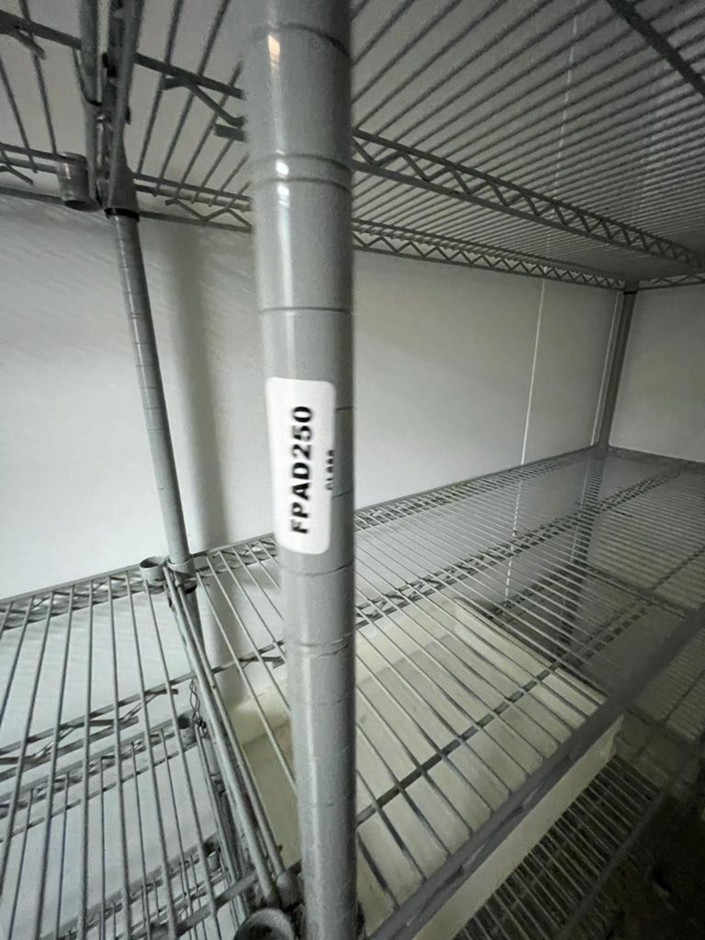 3 x Cold Room Coated Wire Shelving Units -Ref: BK250 - CL686 - - Image 2 of 2