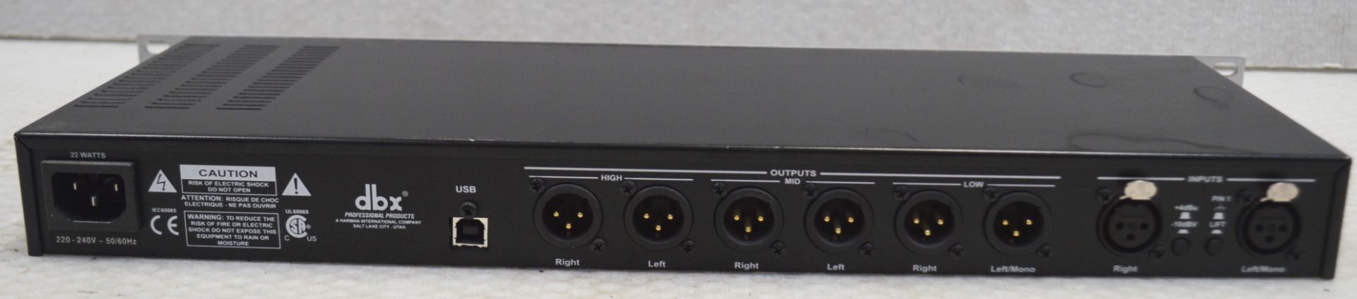 1 x DBX Driverack PA+ Loudspeaker Management System - Recently Removed From A Commercial - Image 4 of 5