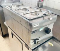 1 x Lincat BM3W Silverlink 600 Wet Heat Bain Marie - Dimensions: W300 x D600 x H290mm - Original RRP