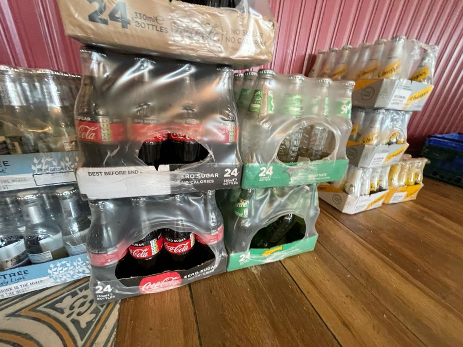 Approximately 400 x Bottles of Soft Drink Including Coke, Diet Coke, Sheppes Lemonade, Tonic - Image 4 of 11