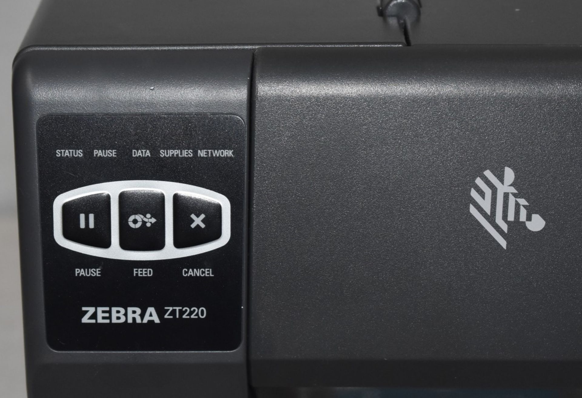 1 x Zebra ZT220 Desktop Thermal Transfer Label Printer - RRP £659 - Recently Removed From a Vegan - Image 3 of 10