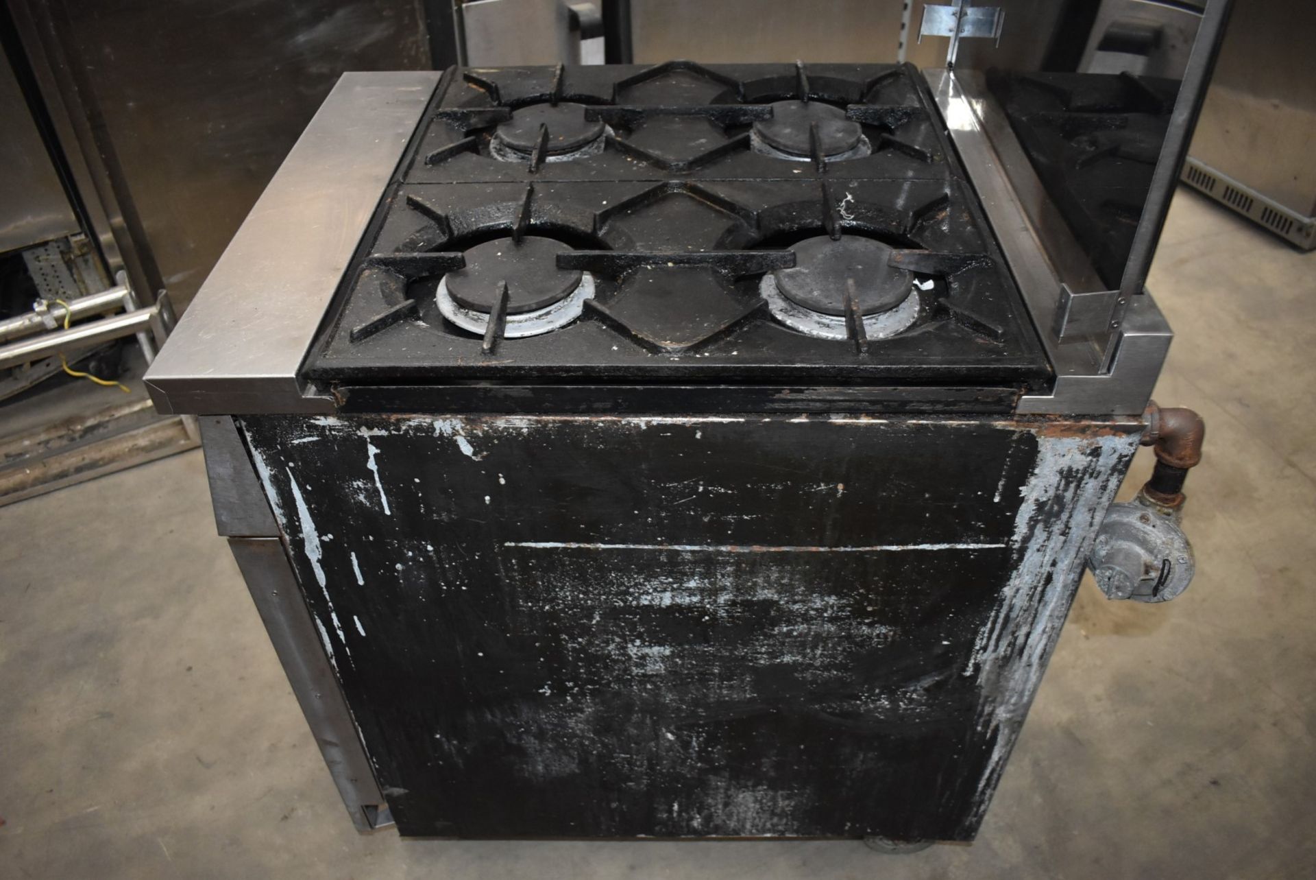 1 x Falcon Dominator Four Burner Gas Range Cooker - Dimensions: H89 x W60 x D85 cms - Recently - Image 9 of 11