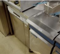 1 x Small Stainless Steel Prep Table - Ref: FPSD155 - CL686 - Location: Altrincham WA14 *You are