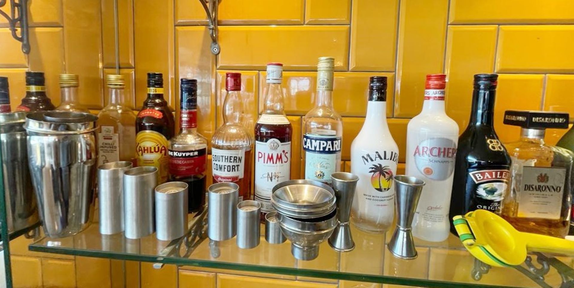 25 x Bottles of Part Used Spirits Plus Selection of Bar Accessories Including Measuring Cups, Mixing - Image 3 of 10