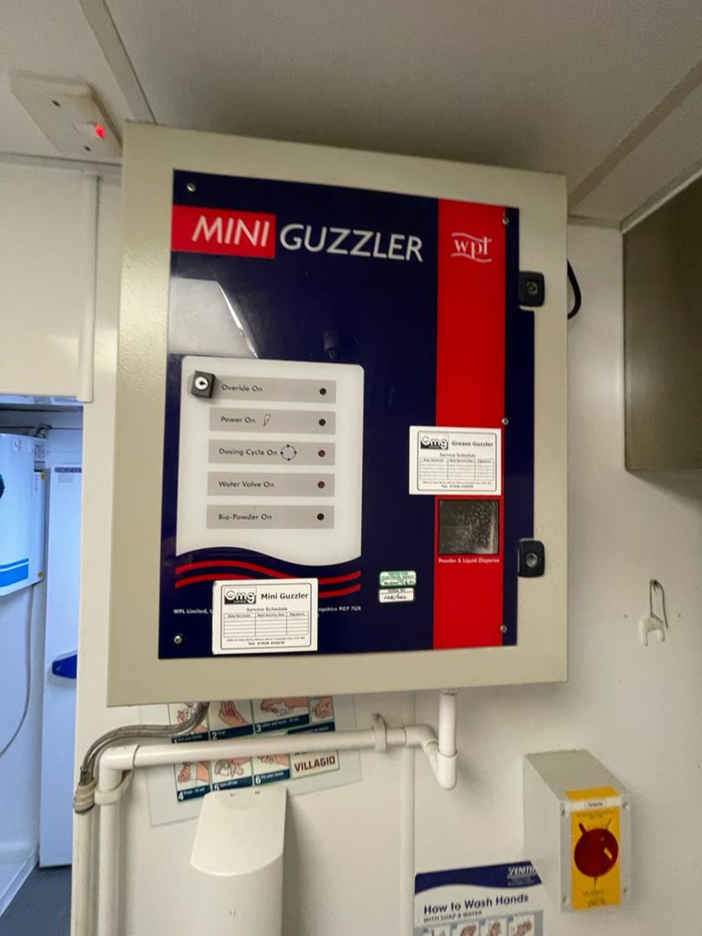 1 x Wall Mounted Mini Grease Guzzler - RRP £600 - Ref: BK244 - CL686 - Location: Altrincham WA14This